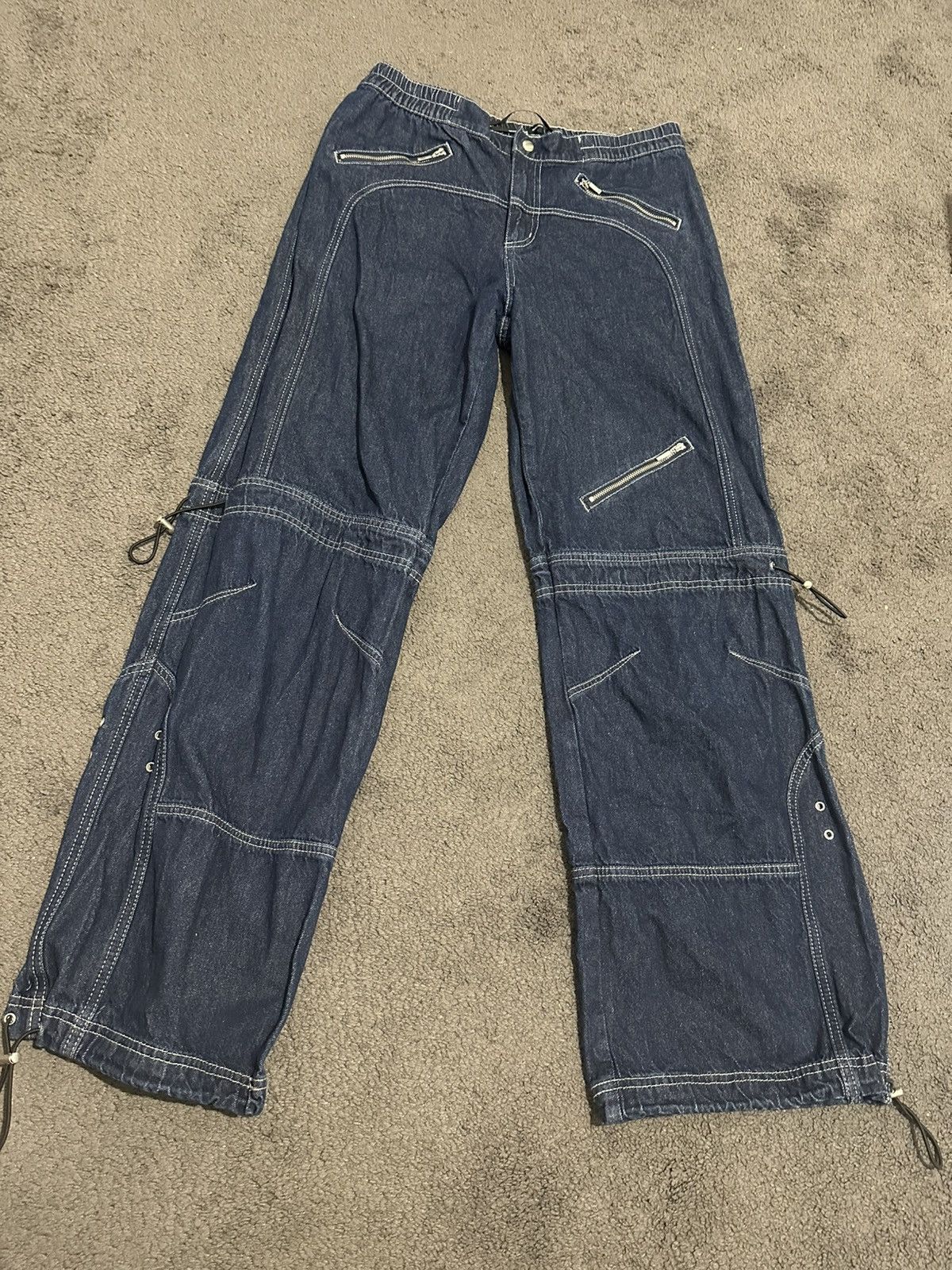 Urban Outfitters Denim silence + noise cargo jeans Size 28" / US 6 / IT 42 - 1 Thumbnail