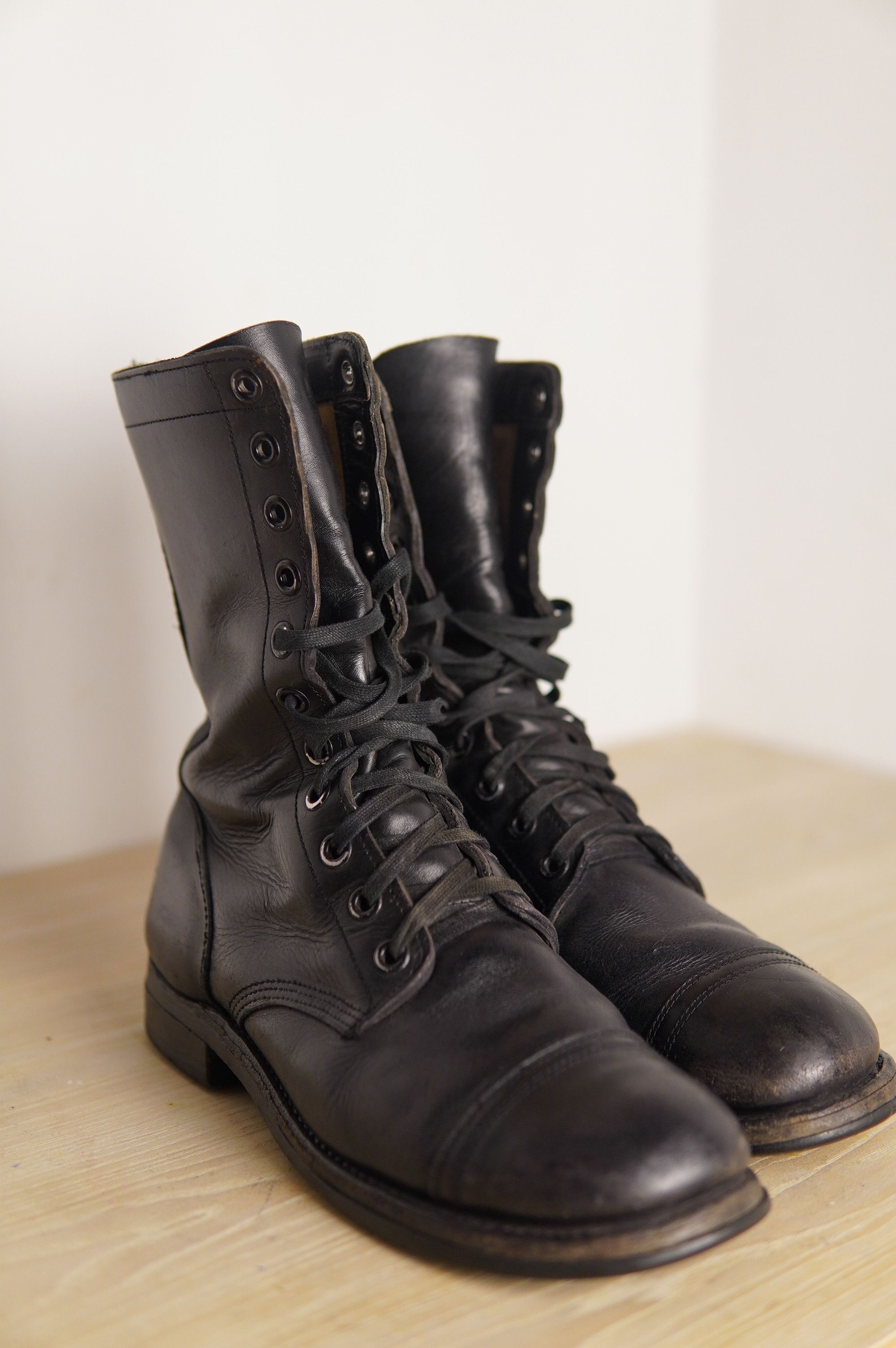 Vintage Vintage Rare 50s Korean War US Paratrooper Combat Boots Size US 10.5 / EU 43-44 - 2 Thumbnail