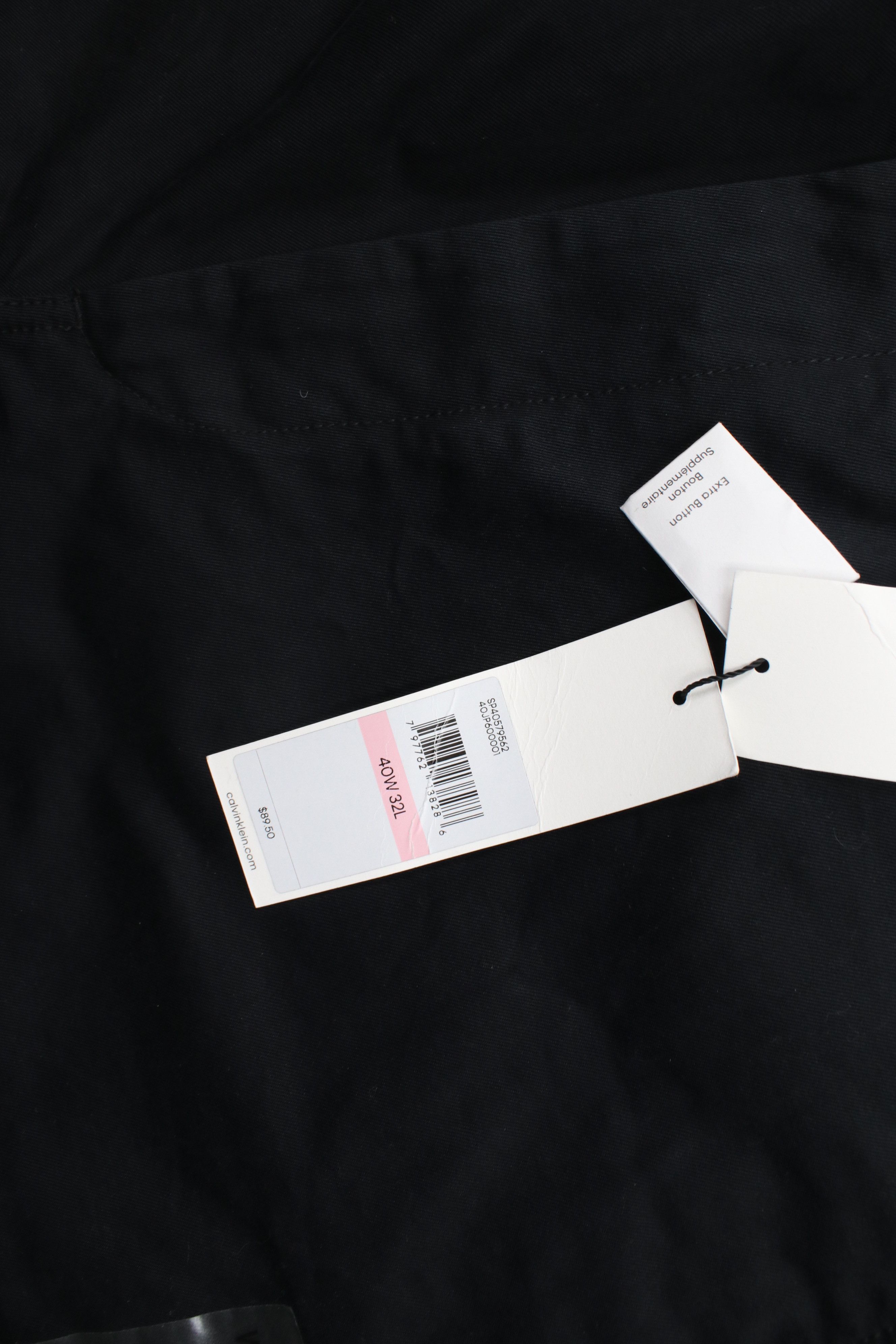 Calvin Klein × Vintage Deadstock Vintage Y2K Calvin Klein Utility Chino Pants Black Size US 40 / EU 56 - 7 Thumbnail