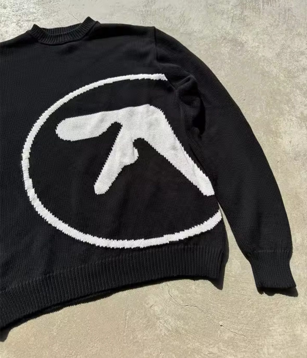 Other Y2K Street Aphex Pattern Sweater Jacquard Knit Sweatshirt Size US S / EU 44-46 / 1 - 2 Thumbnail