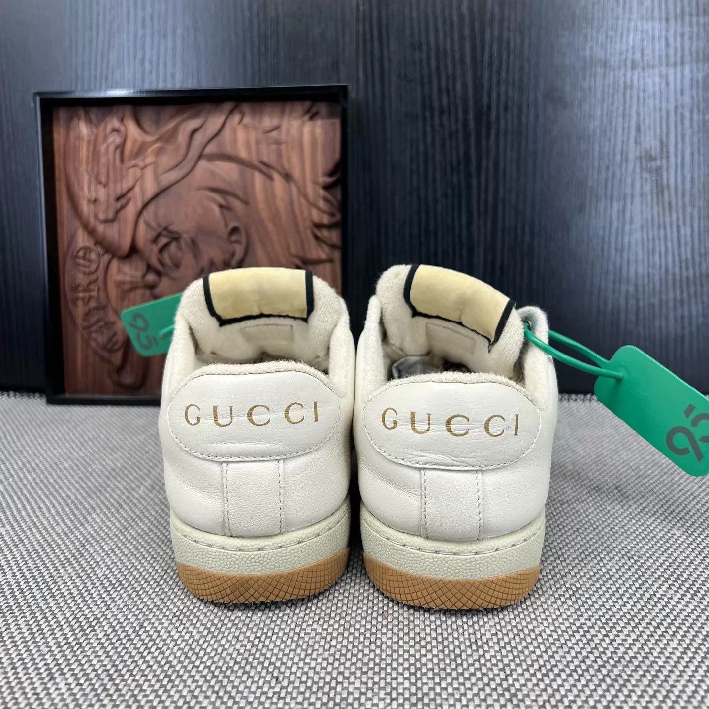 Gucci Gucci Distressed Sneaker Enamel Red & Blue Women's EU 35.5 Size US 5 / IT 35 - 5 Thumbnail