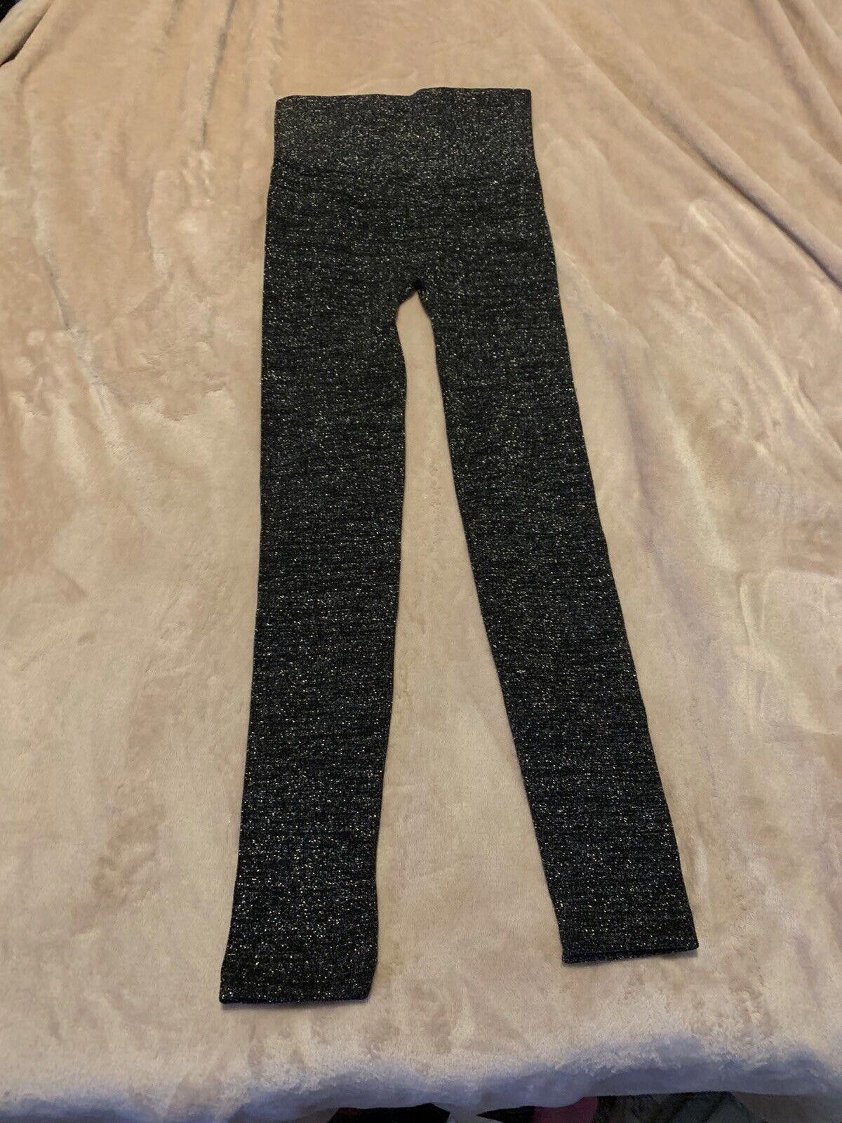 Designer One 5 One Metallic Glitter High Waisted Leggings Size S/M Size 28" / US 6 / IT 42 - 3 Thumbnail