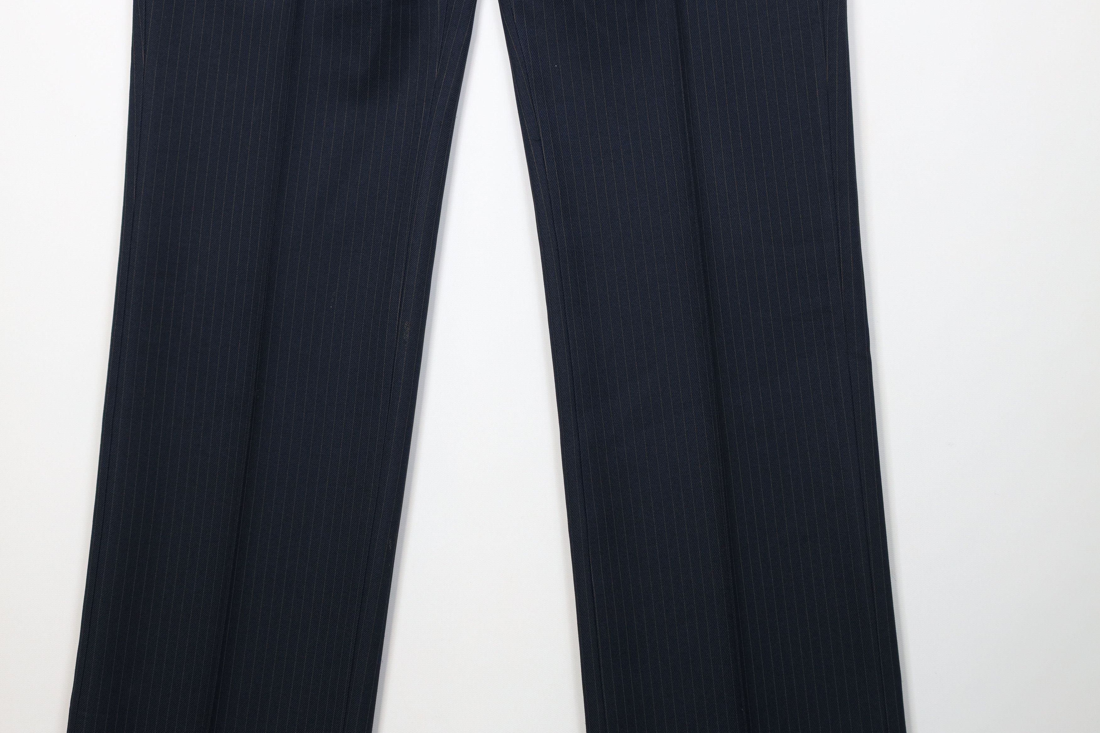 Vintage Vintage 70s Streetwear Pinstriped Wide Leg Chino Pants USA Size US 34 / EU 50 - 4 Thumbnail