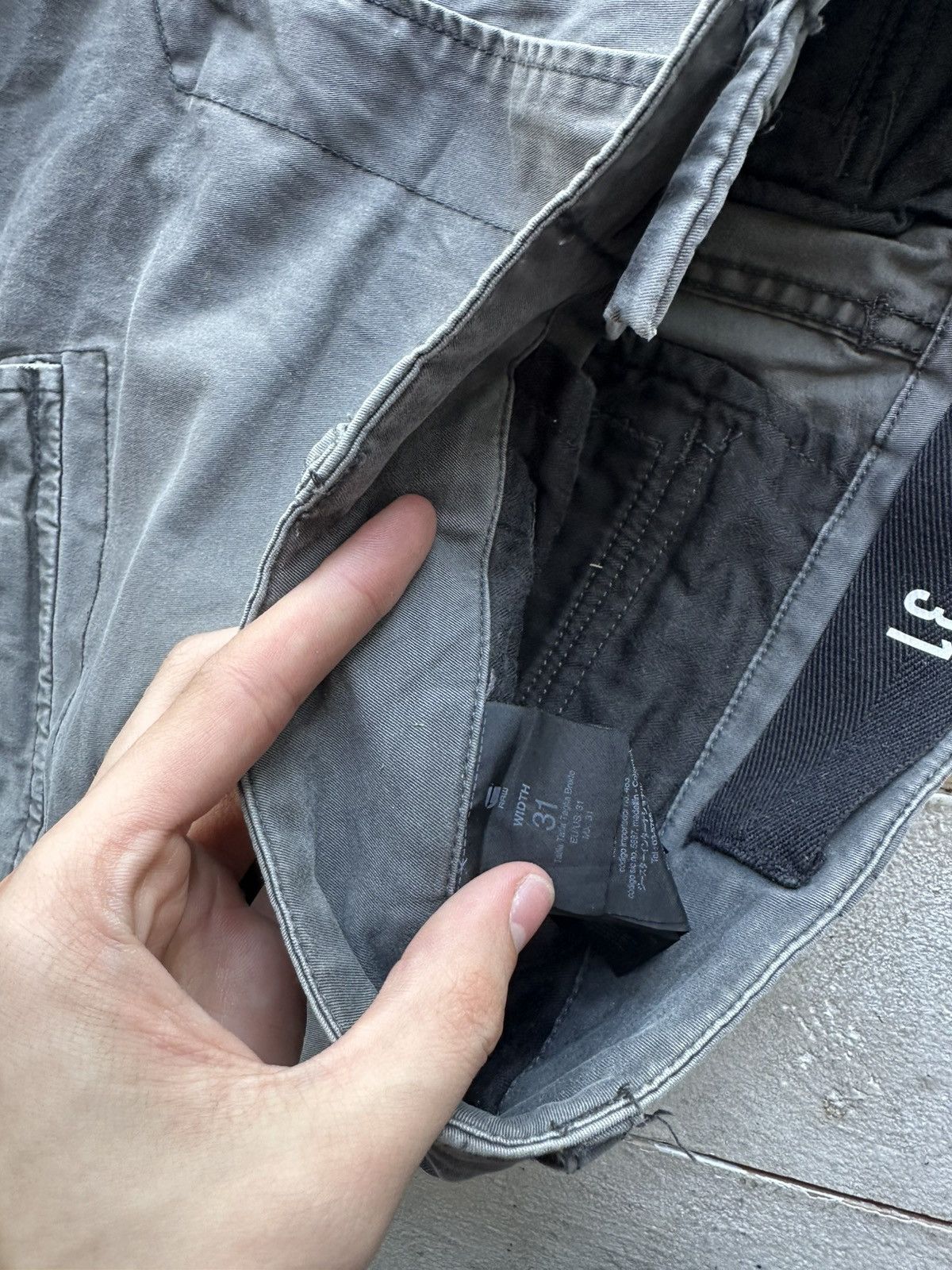 G-Star 🚨PUNK G STAR OPIUM 96 GRAY SHORTS MEN CARGO Y2k BIKER Size US 31 - 7 Thumbnail