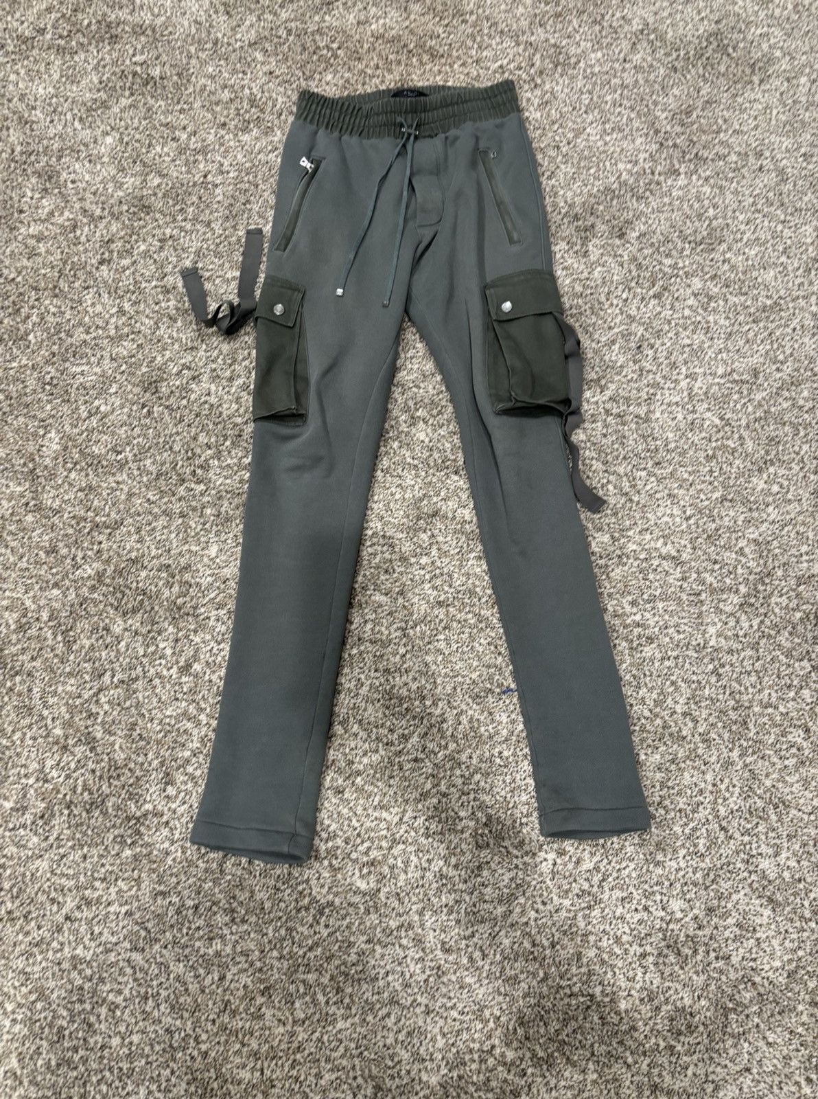 image of Amiri Cargo Jogger Green in Dark Green, Men's (Size 30)