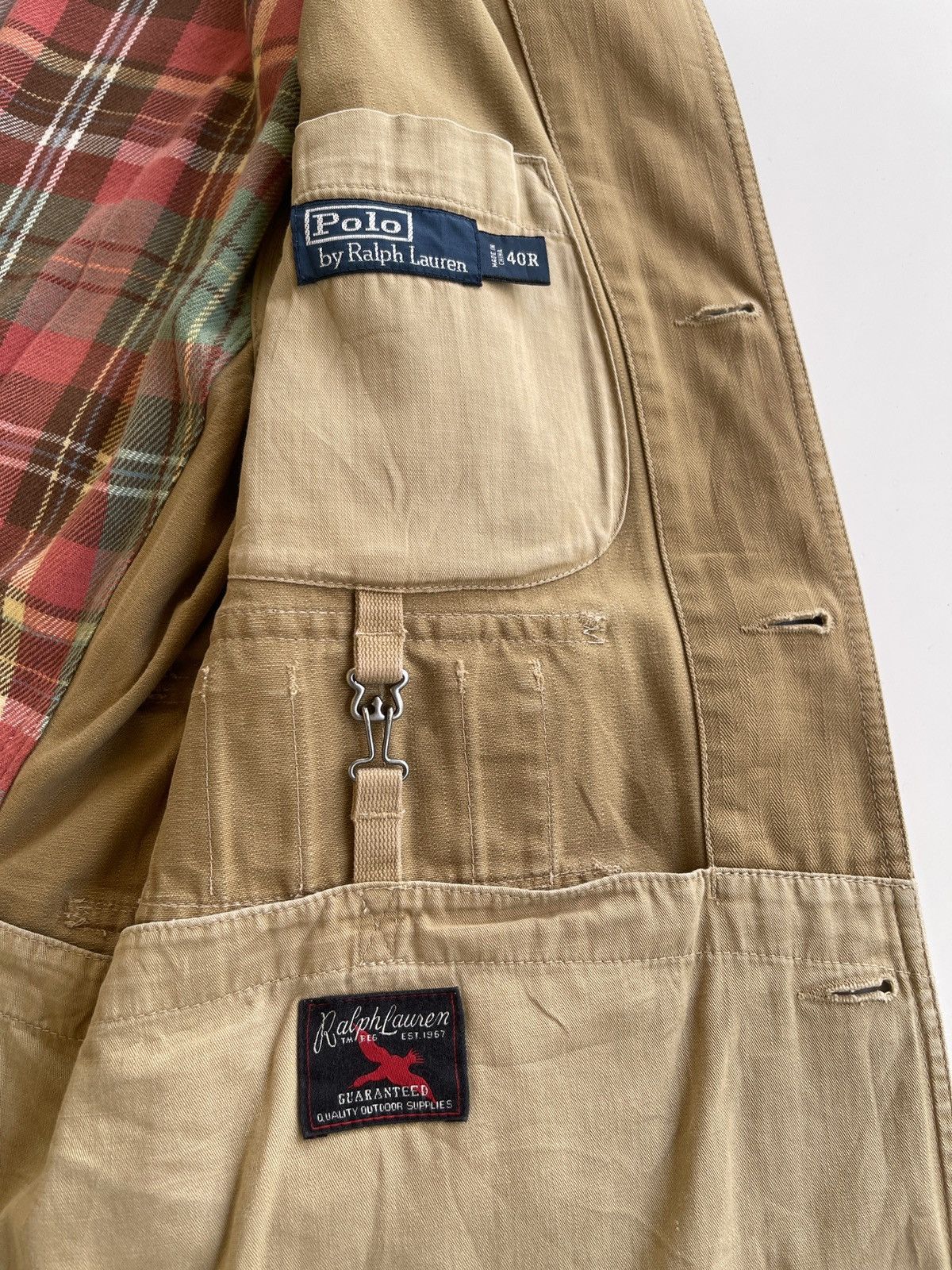 Polo Ralph Lauren Vintage 90s Polo Ralph Lauren Hunting Jacket Size US M / EU 48-50 / 2 - 17 Thumbnail