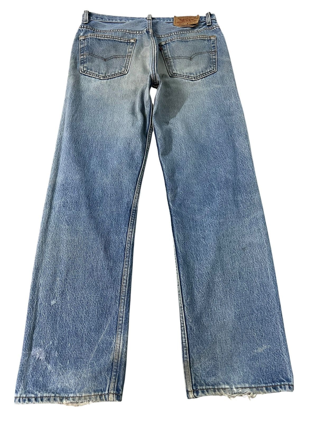 Levi's 💥Vintage 90’s Levis 501xx Distress Mud Wash Jean USA Size US 32 / EU 48 - 2 Thumbnail