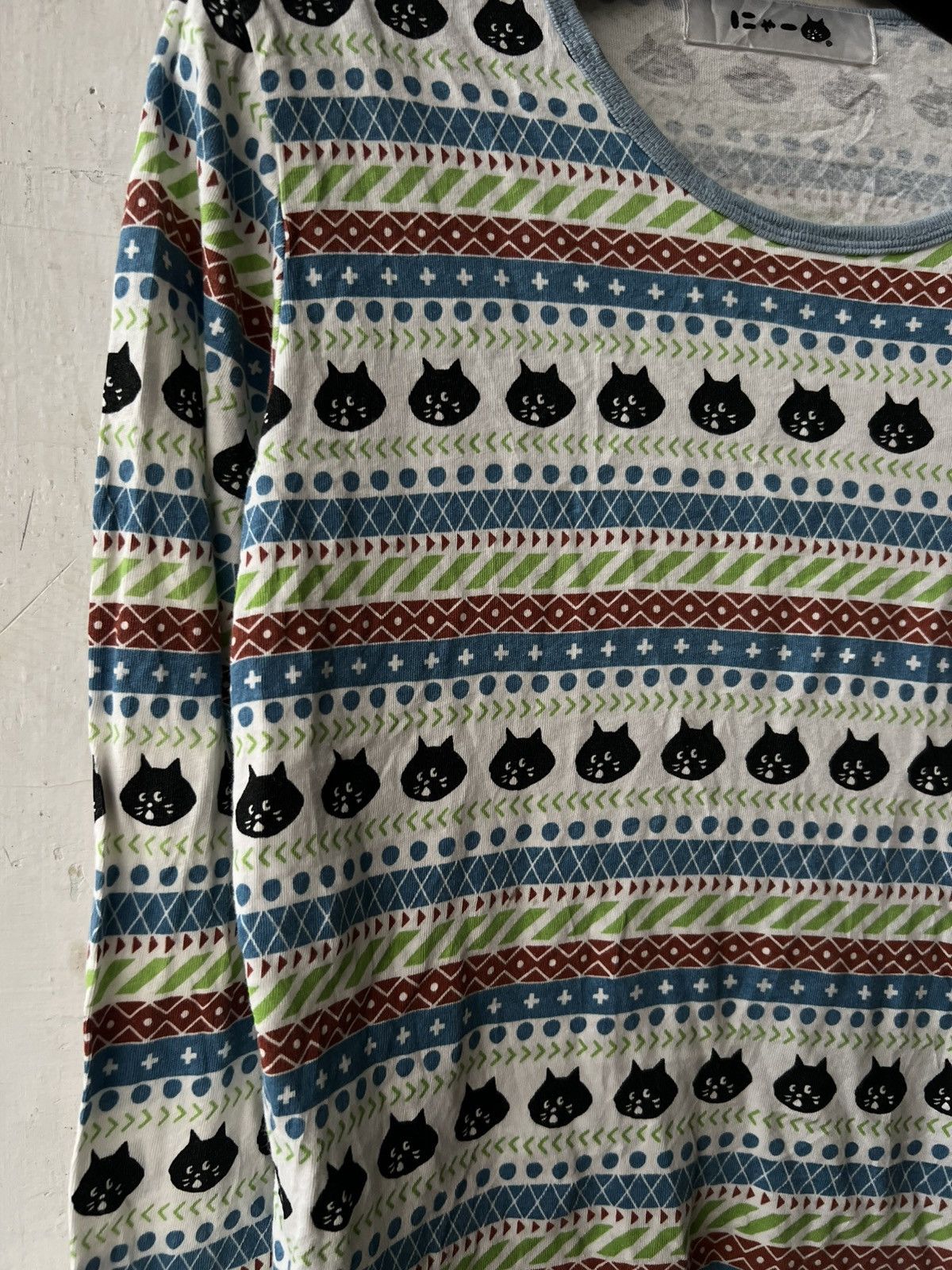 Issey Miyake × Japanese Brand × Ne-Net Ne-net Issey Miyake AOP Long Sleeve Size M / US 6-8 / IT 42-44 - 3 Thumbnail