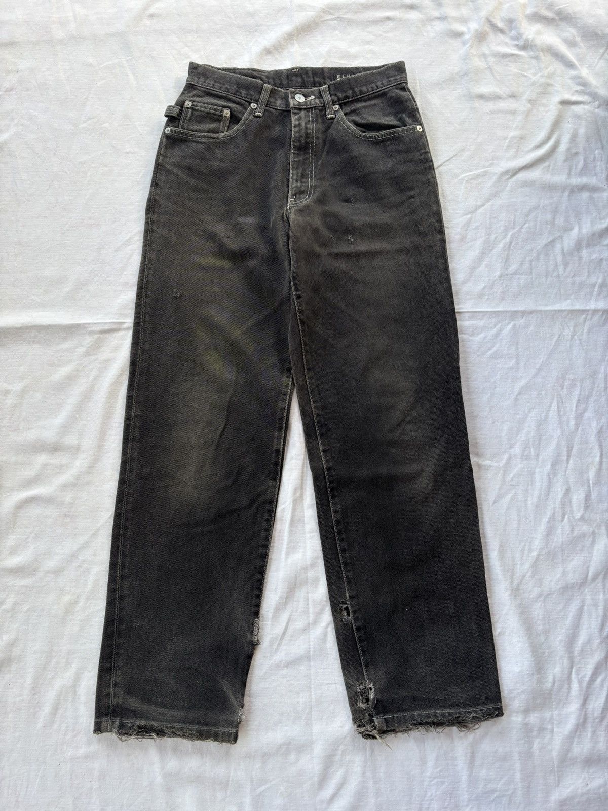 POST ARCHIVE FACTION (PAF) 🔥ELVIS PRESLEY LOOSE BLACK WIDE JEANS Size US 28 / EU 44 - 1 Thumbnail