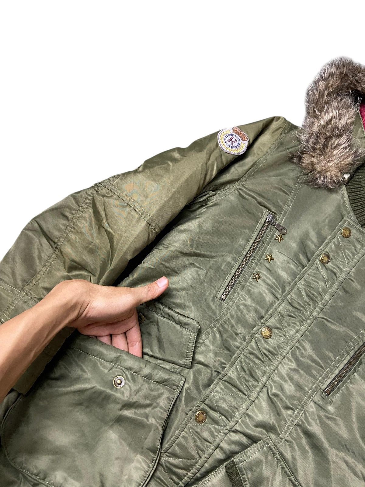 Japanese Brand × Seditionaries × Vintage Vintage Rosso Style Lab Fur Hooded Jacket (117) Size US M / EU 48-50 / 2 - 10 Thumbnail