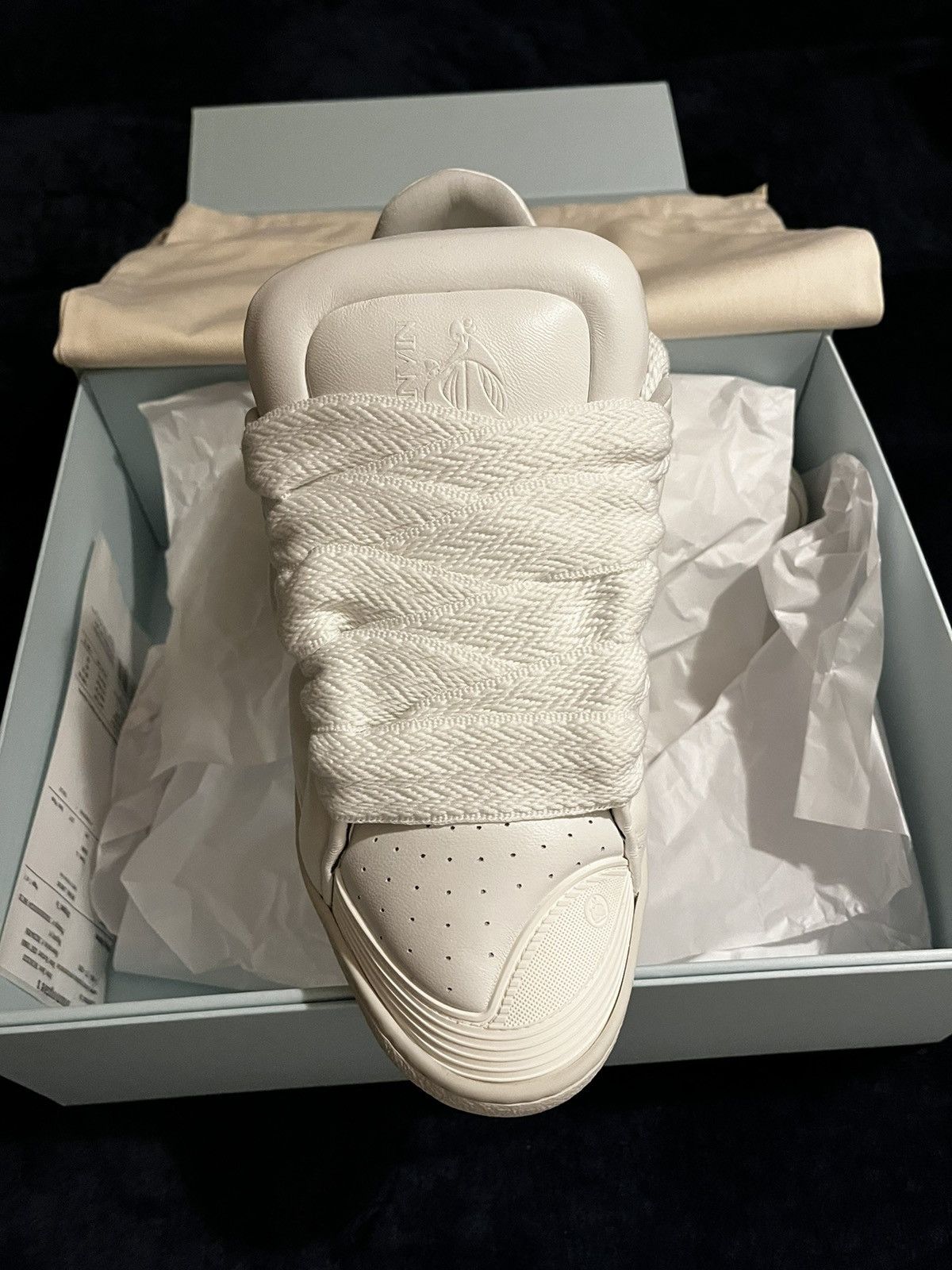 image of Lanvin Lavin Men’S Shoes in White, Men's (Size 10.5)