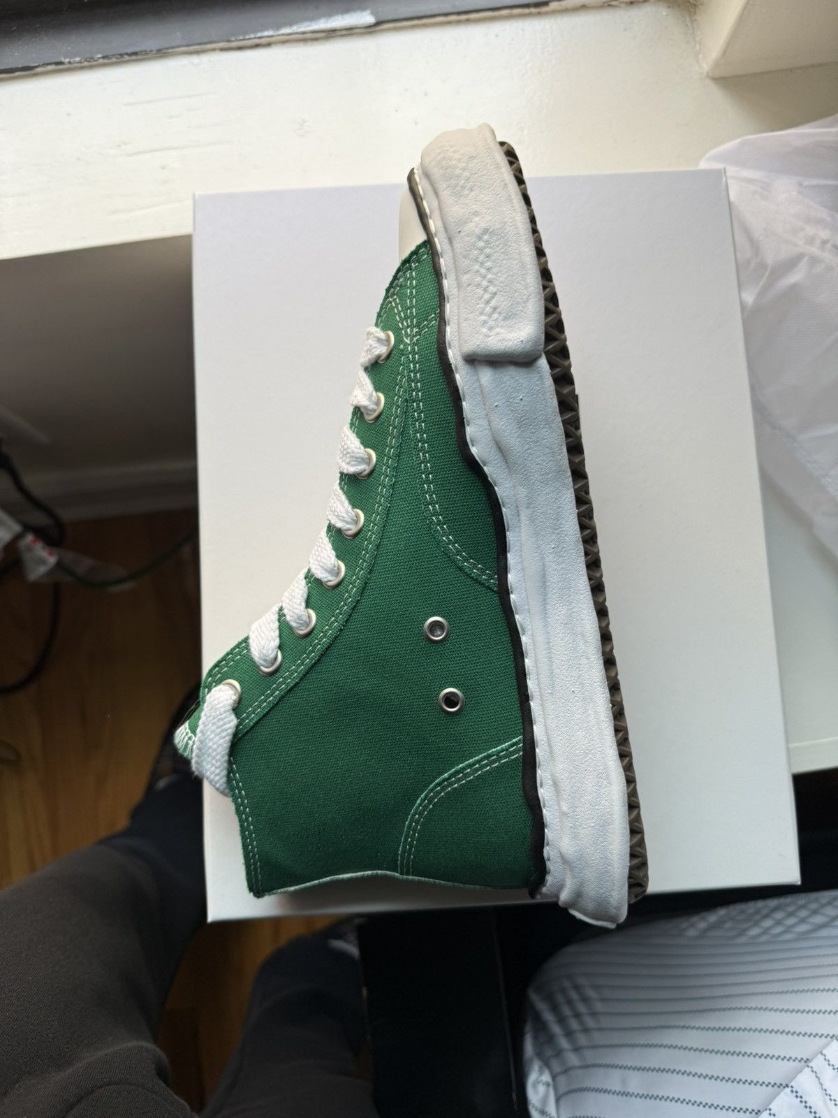 Maison MIHARA YASUHIRO maison mihara yasuhiro high top sneakers Green Size US 10 / EU 43 - 14 Thumbnail