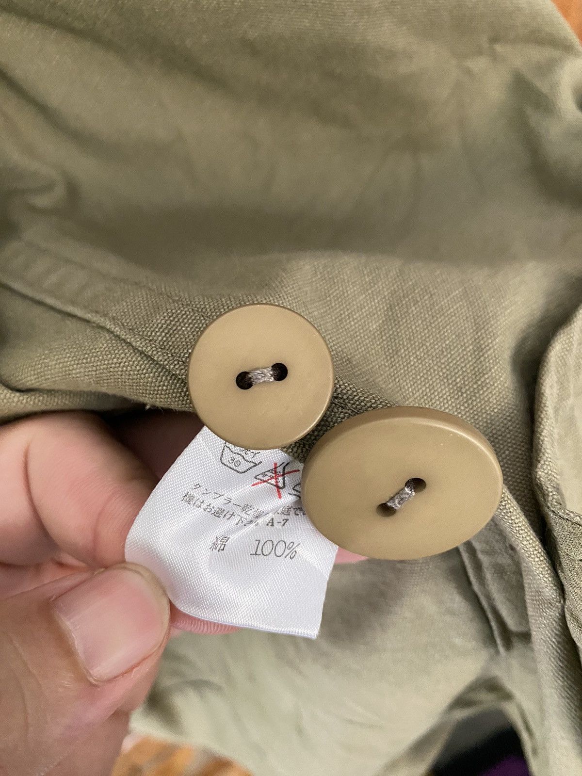 Issey Miyake 80s ISSEY MIYAKE Plantation Double collar oversized military Size US M / EU 48-50 / 2 - 15 Thumbnail
