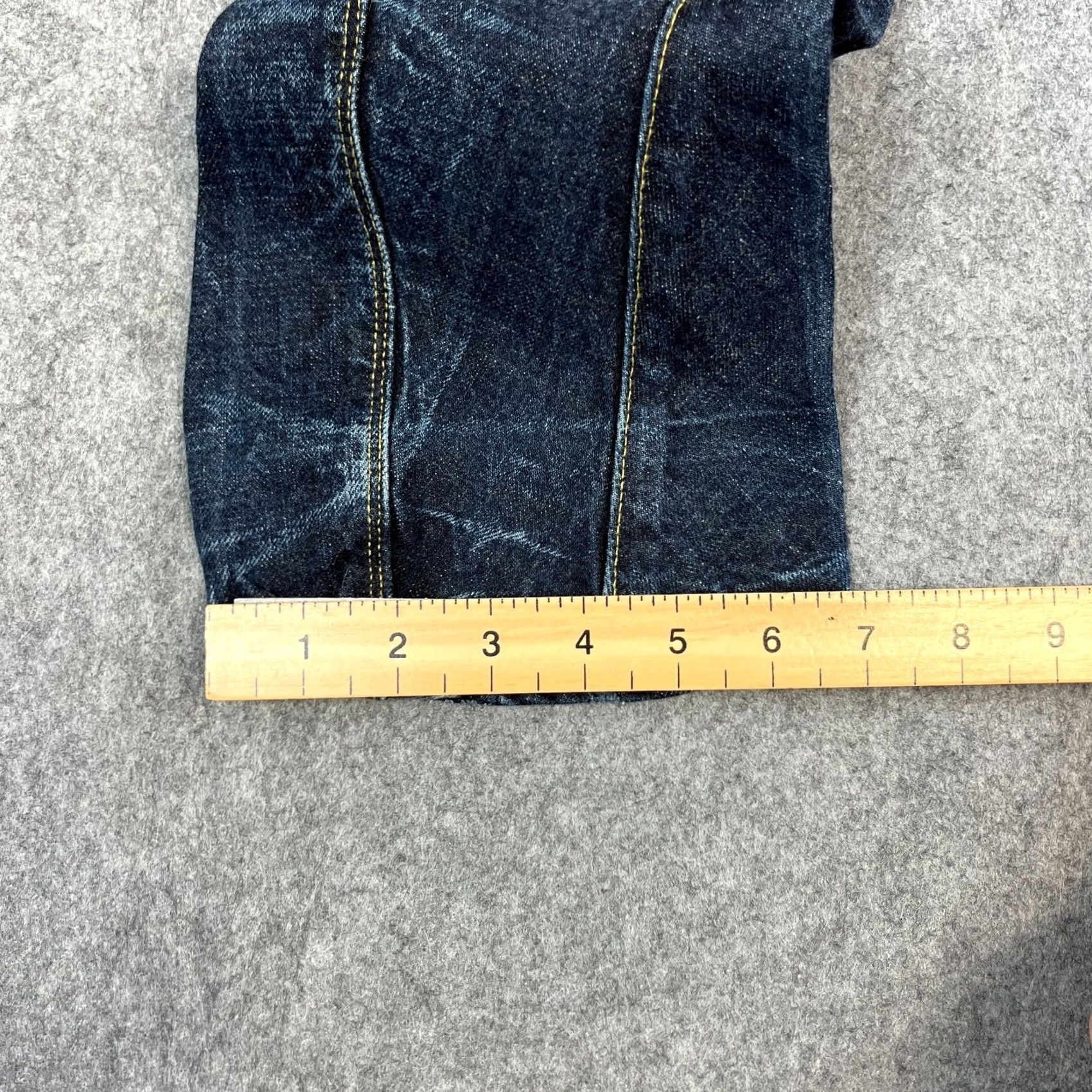 G-Star G-Star 3301 Jeans Arc Loose Tapered Denim Dark Wash Blue Whiskers 30 Regular Men Mens 5-Pocket Vintage No Zip Button Dark Wash Jeans Size US 30 / EU 46 - 3 Thumbnail