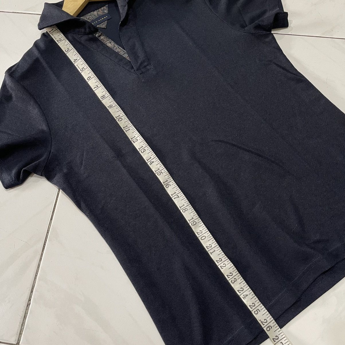 Tete Homme Tete homme issey miyake open colar poloshirt Size US M / EU 48-50 / 2 - 7 Thumbnail