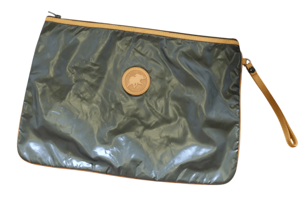 Vintage Hunting World Leather Clutch Bag – Made in Italy Size ONE SIZE - 1 Thumbnail