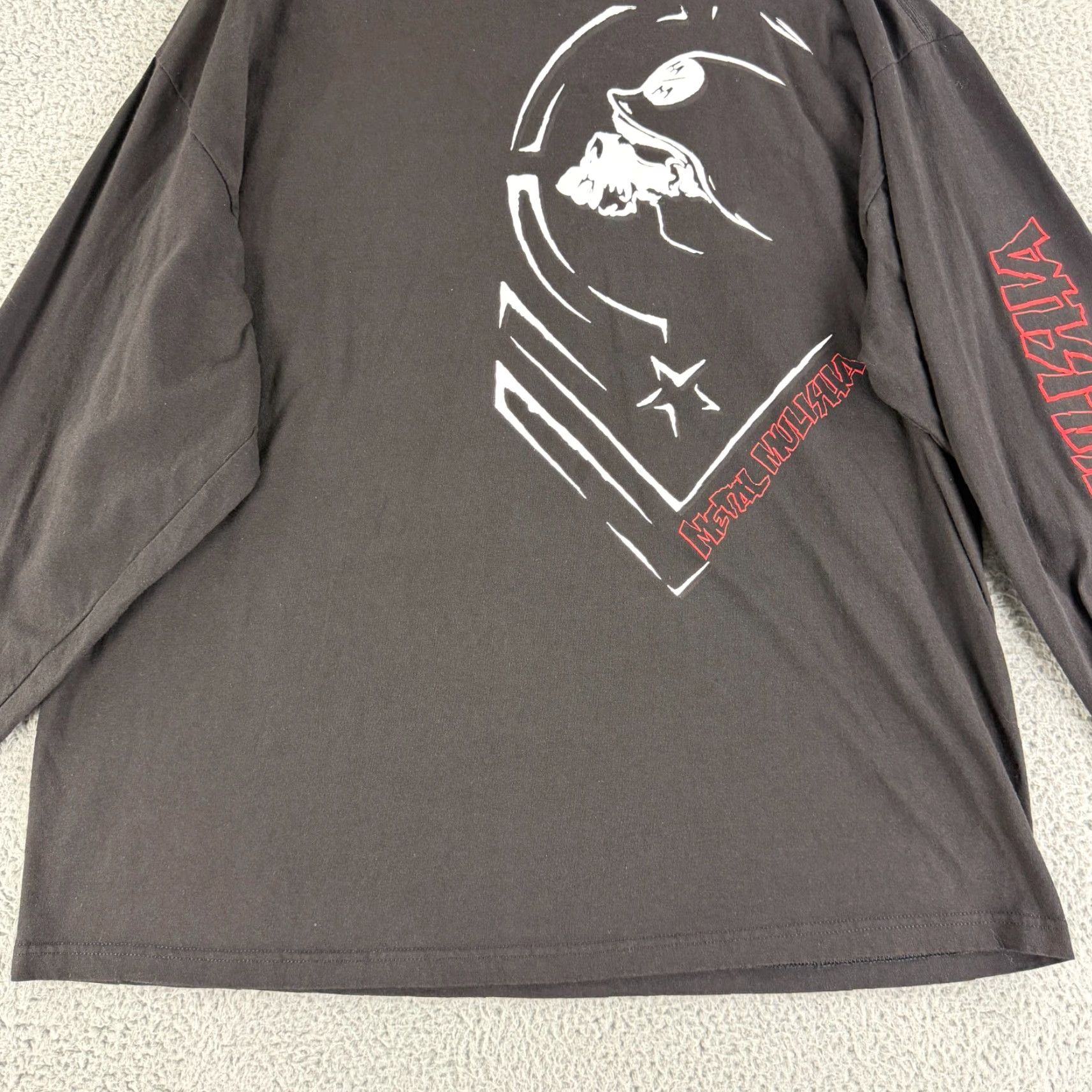Metal Mulisha VINTAGE Metal Mulisha T-Shirt Mens 3XL Black Long Sleeve Crew Neck Cotton Size US XXL / EU 58 / 5 - 4 Thumbnail