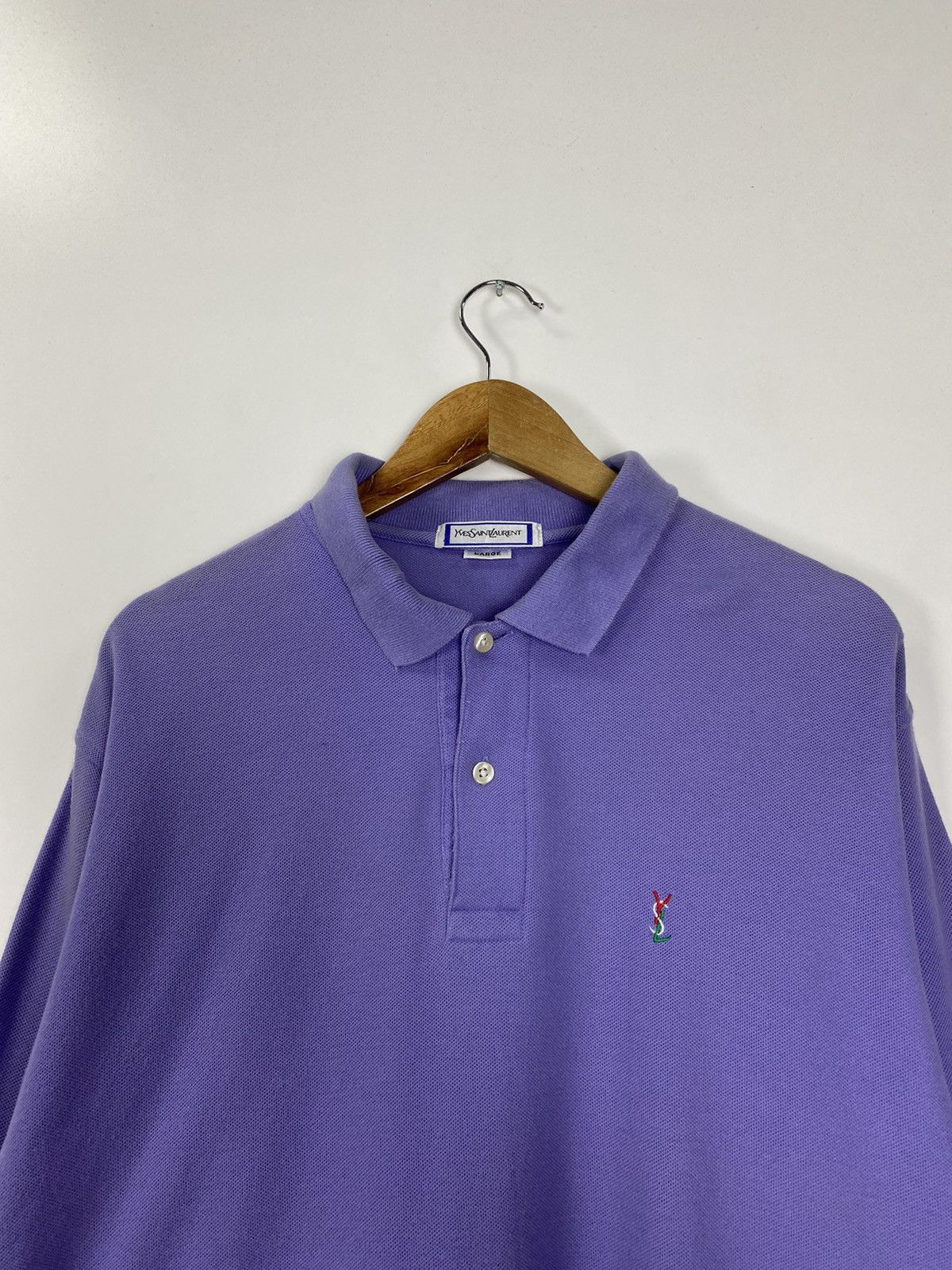 Yves Saint Laurent Vintage 90s Yves Saint Laurent polo Size US L / EU 52-54 / 3 - 6 Thumbnail