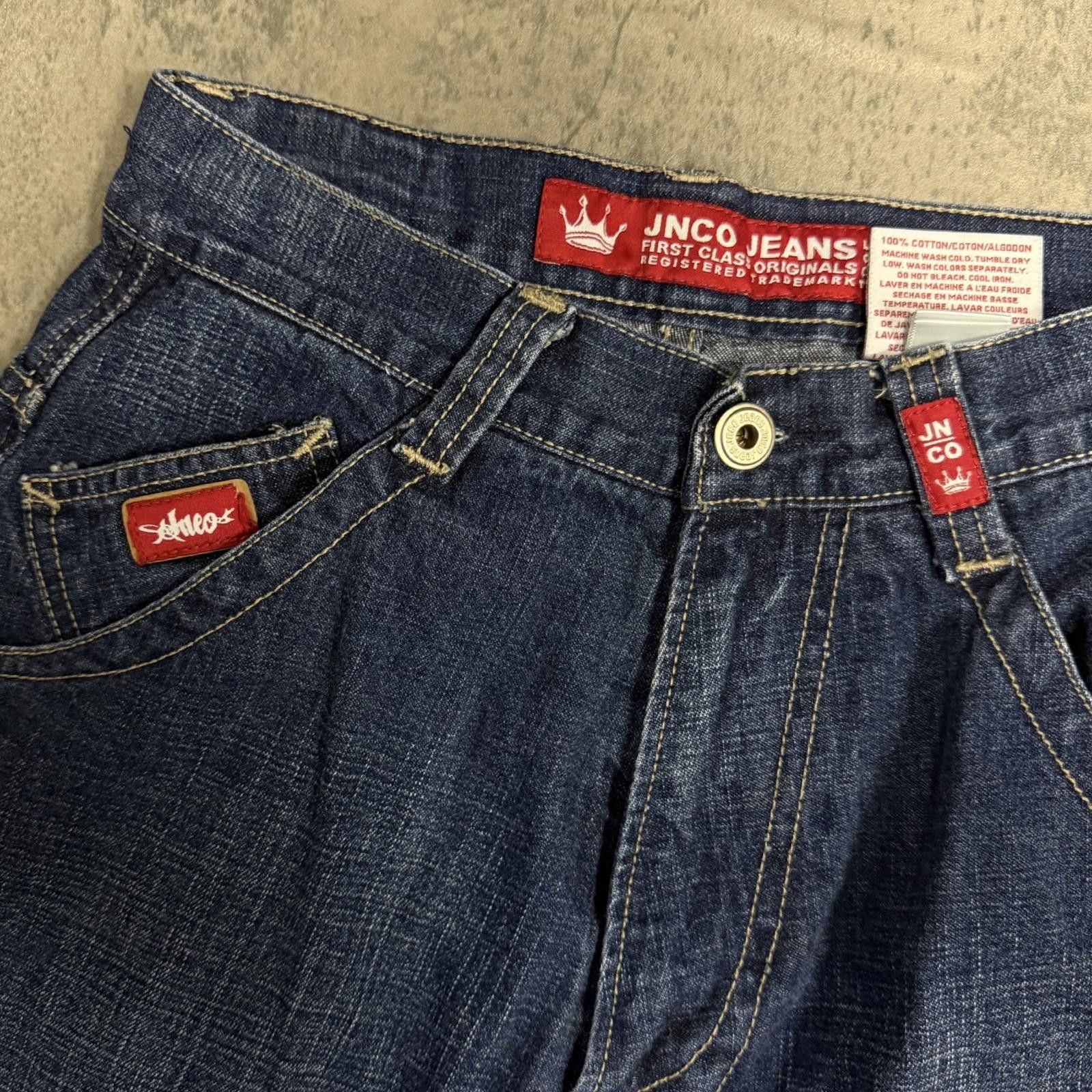 JNCO Y2K JNCO Crown Jeans -- 29 x 30 -- Size US 29 - 5 Thumbnail