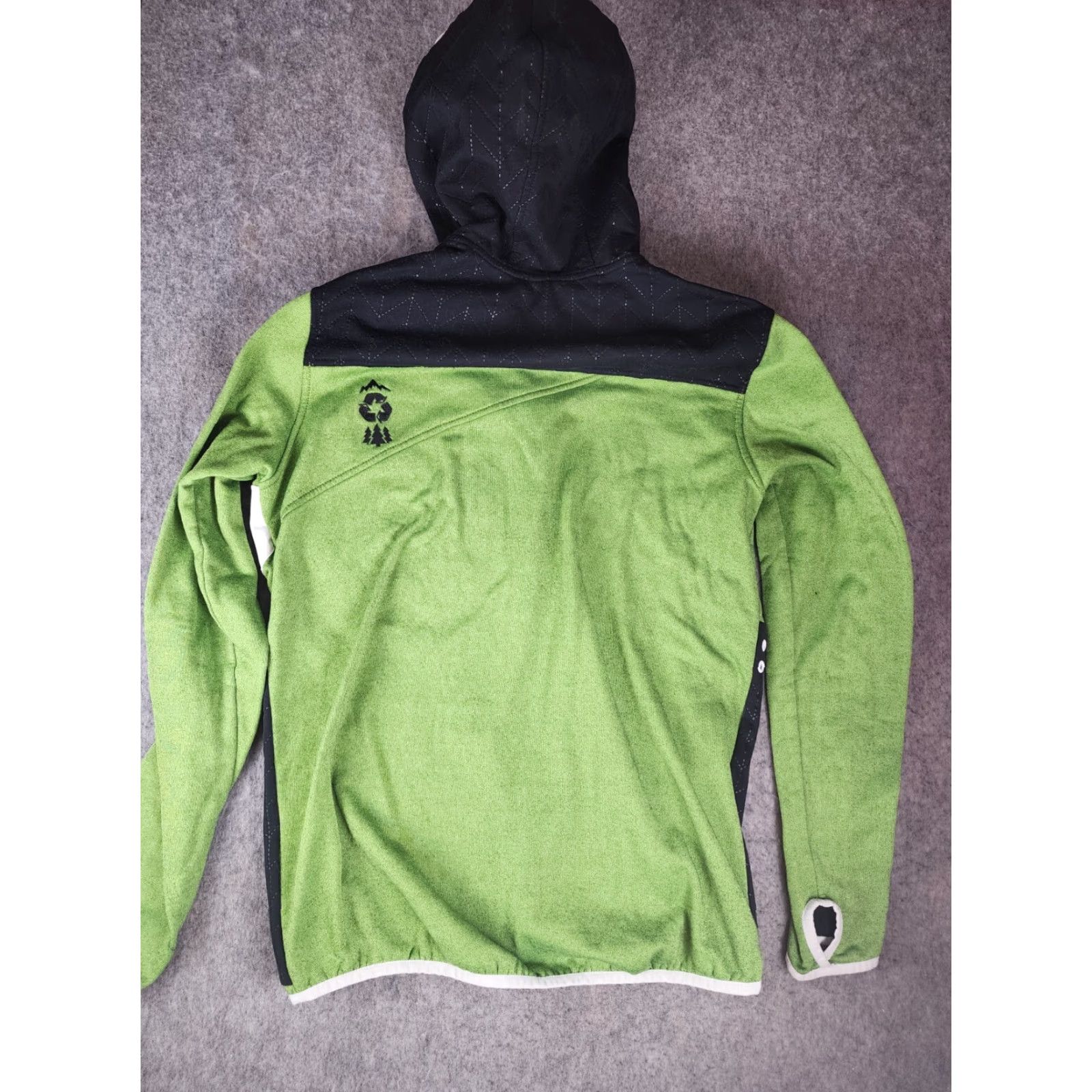 Vintage Picture Organic Lightweight Jacket Hood Green L Full Zip Dry Fit Women’s Size L Size L / US 10 / IT 46 - 7 Thumbnail