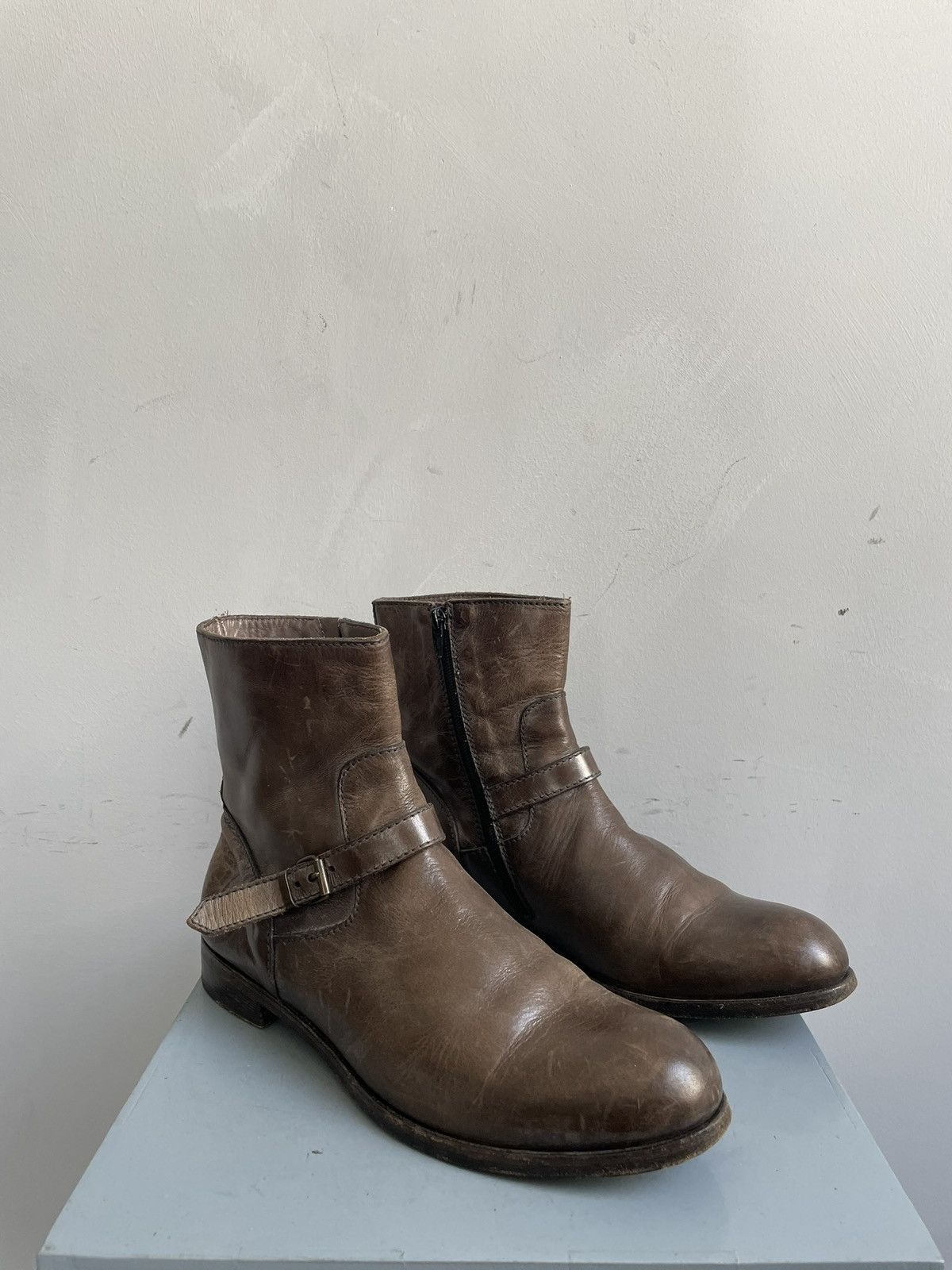 MoMA Rare Moma boots ankle avant garde Guidi style brown hype Size US 7.5 / EU 40-41 - 3 Thumbnail