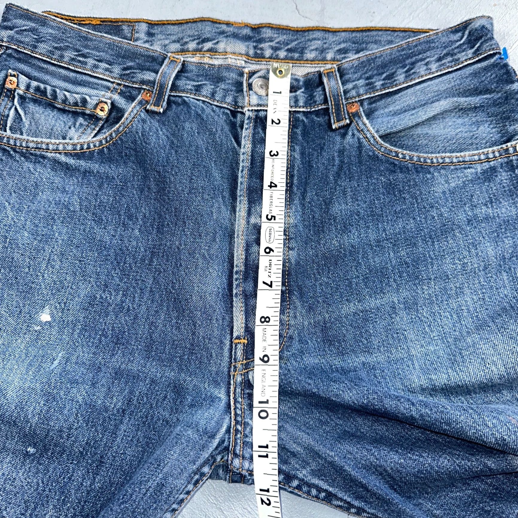 Levi's VINTAGE Levi's 501 XX Straight Leg Jeans 90s Blue Light Wash 33x36 Mens Size US 33 - 6 Thumbnail
