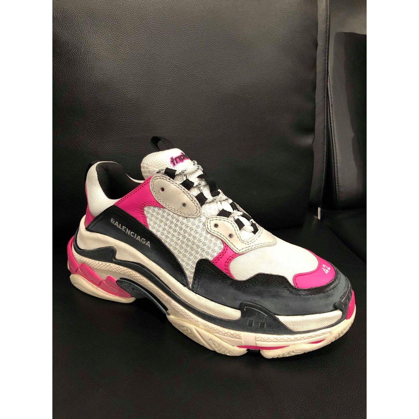 Balenciaga Triple S Sneaker Womens Leather Speed Flat Trainers 42 Size US 12 / IT 42 - 6 Thumbnail
