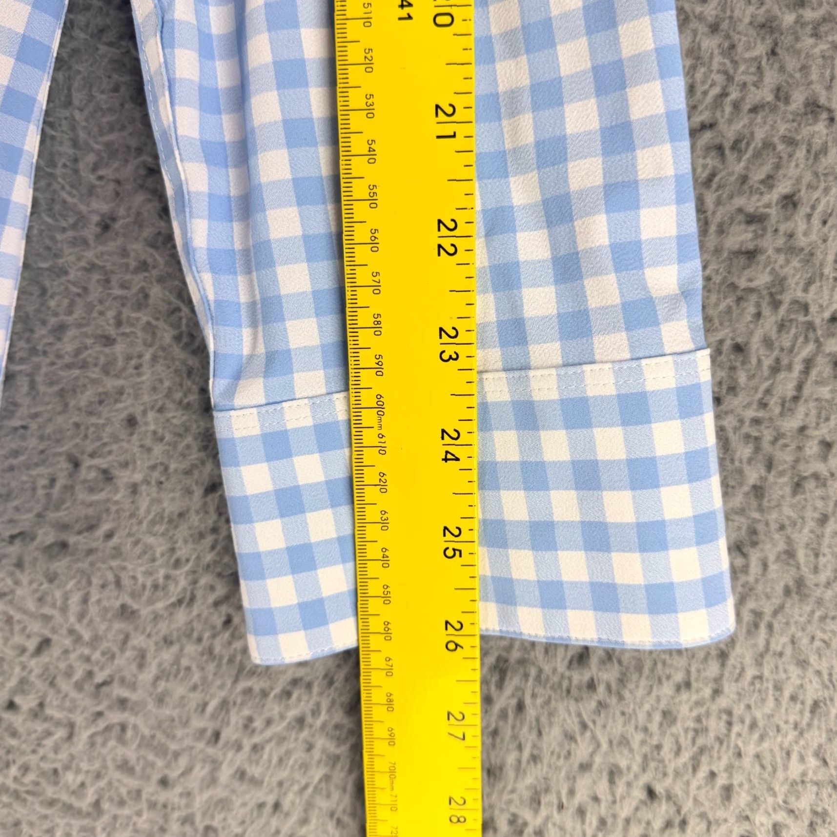 Mizzen+Main Mizzen+Main Leeward Button-Up Shirt Mens 2XL Blue Check Print Trim Fit LS Shirt Mens Blue Check Print Trim Fit LS Size US XXL / EU 58 / 5 - 7 Thumbnail