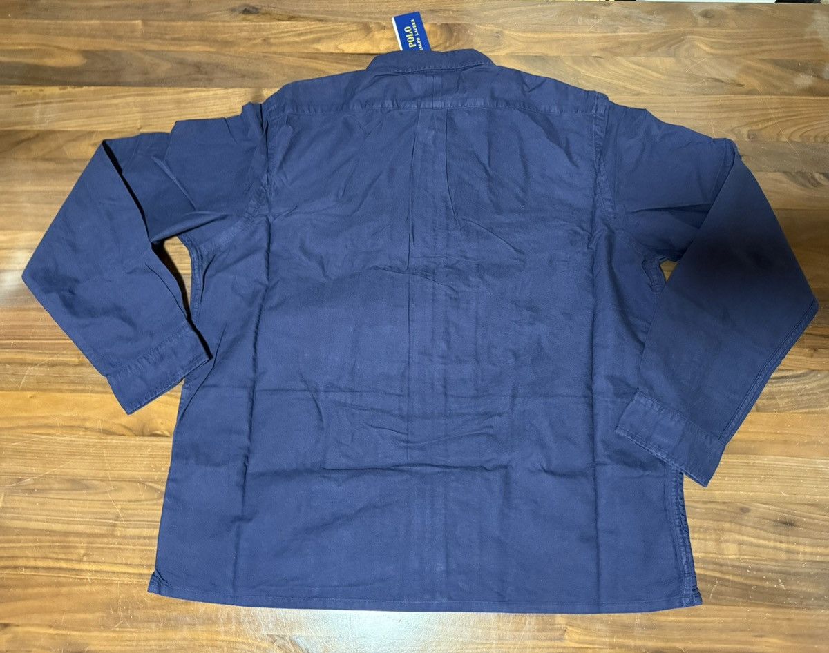 Polo Ralph Lauren Polo Ralph Lauren Garment-Dyed Oxford Zip Overshirt Navy XL Size US XL / EU 56 / 4 - 10 Thumbnail
