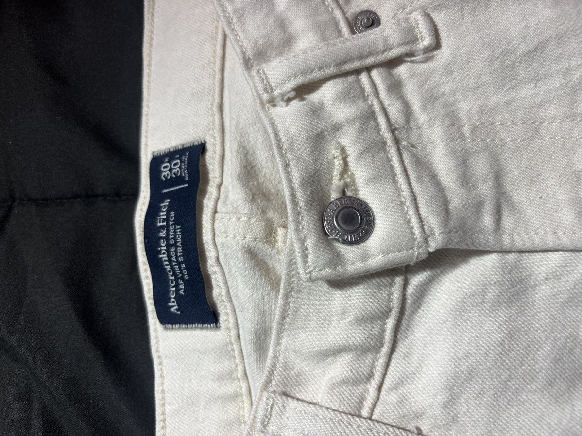Abercrombie & Fitch Abercrombie & Fitch White Skinny Jeans Size US 30 / EU 46 - 5 Thumbnail