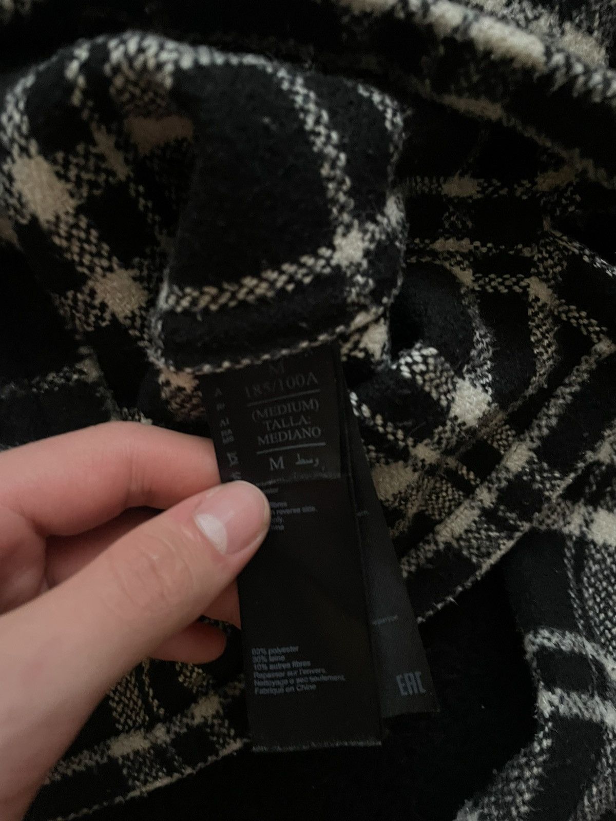 Allsaints ALLSAINTS STRIPPED FLANNEL OVERSHIRT Size US M / EU 48-50 / 2 - 5 Thumbnail