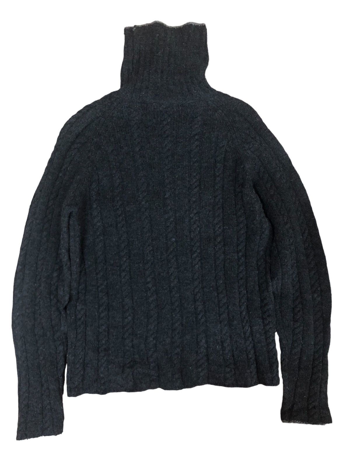 Calvin Klein Calvin Klein Turtle Neck Wool Cable Knit Size US S / EU 44-46 / 1 - 1 Thumbnail