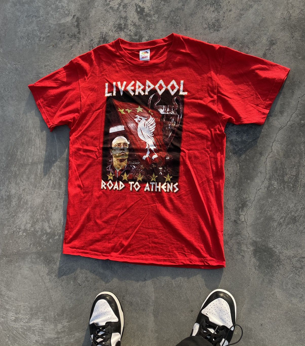Vintage Vintage FC Liverpool 2007 UEFA Rare Soccer Jersey Y2K Size US M / EU 48-50 / 2 - 3 Thumbnail