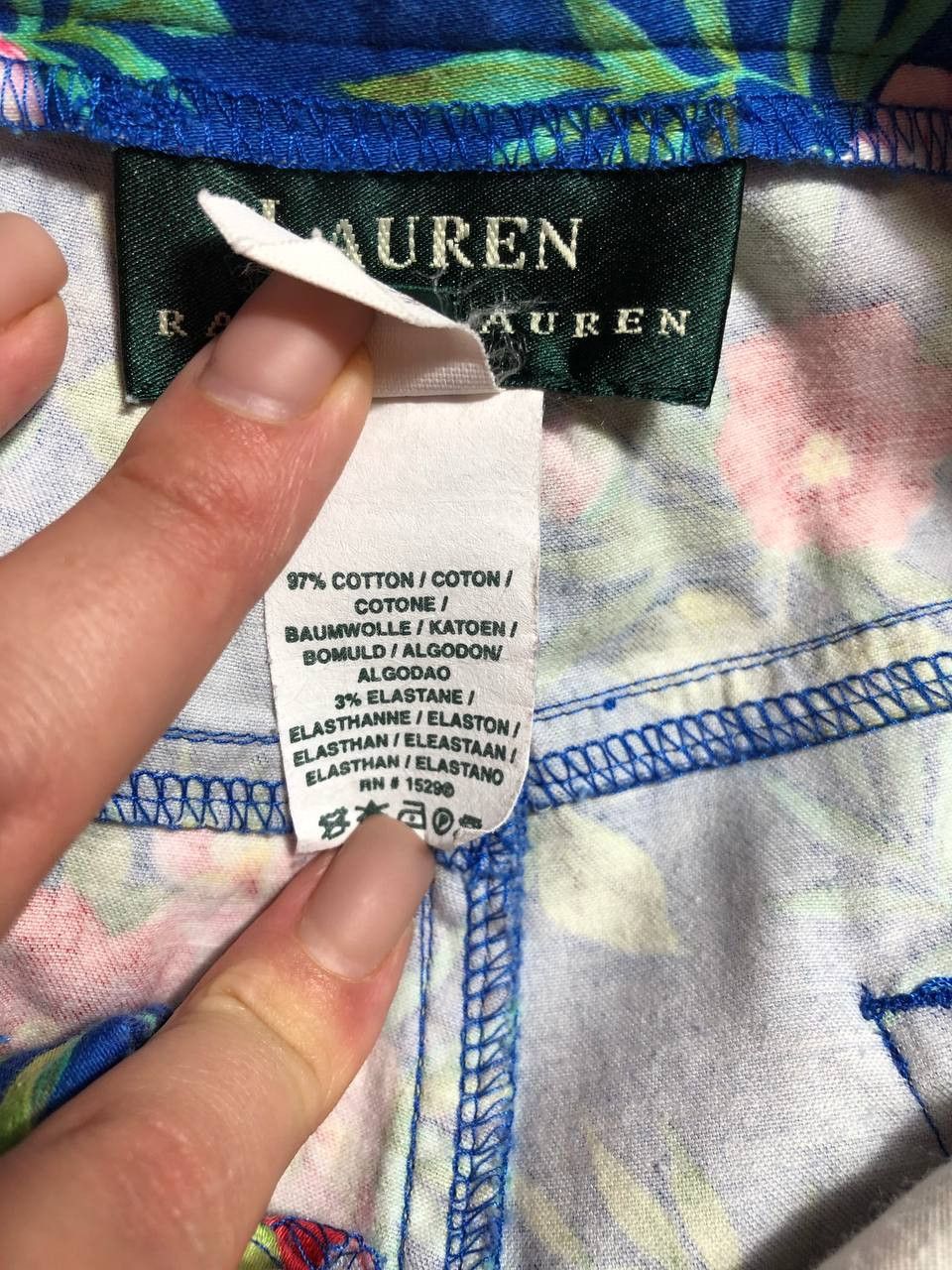 Lauren Ralph Lauren × Polo Ralph Lauren × RRL Ralph Lauren LRL Women Bleach-Out Wide-Leg Jeans Size 8 Size 27" / US 4 / IT 40 - 6 Thumbnail