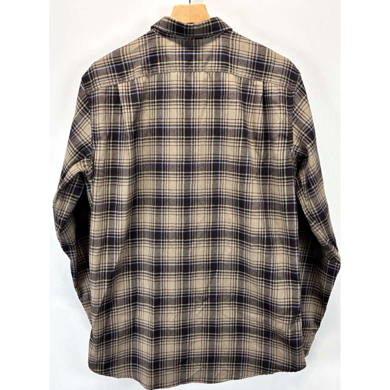 Eddie Bauer Eddie Bauer Travex Flannel Shirt Large Tall Men’s Brown Plaid Button Up Sz LT Size US L / EU 52-54 / 3 - 3 Thumbnail
