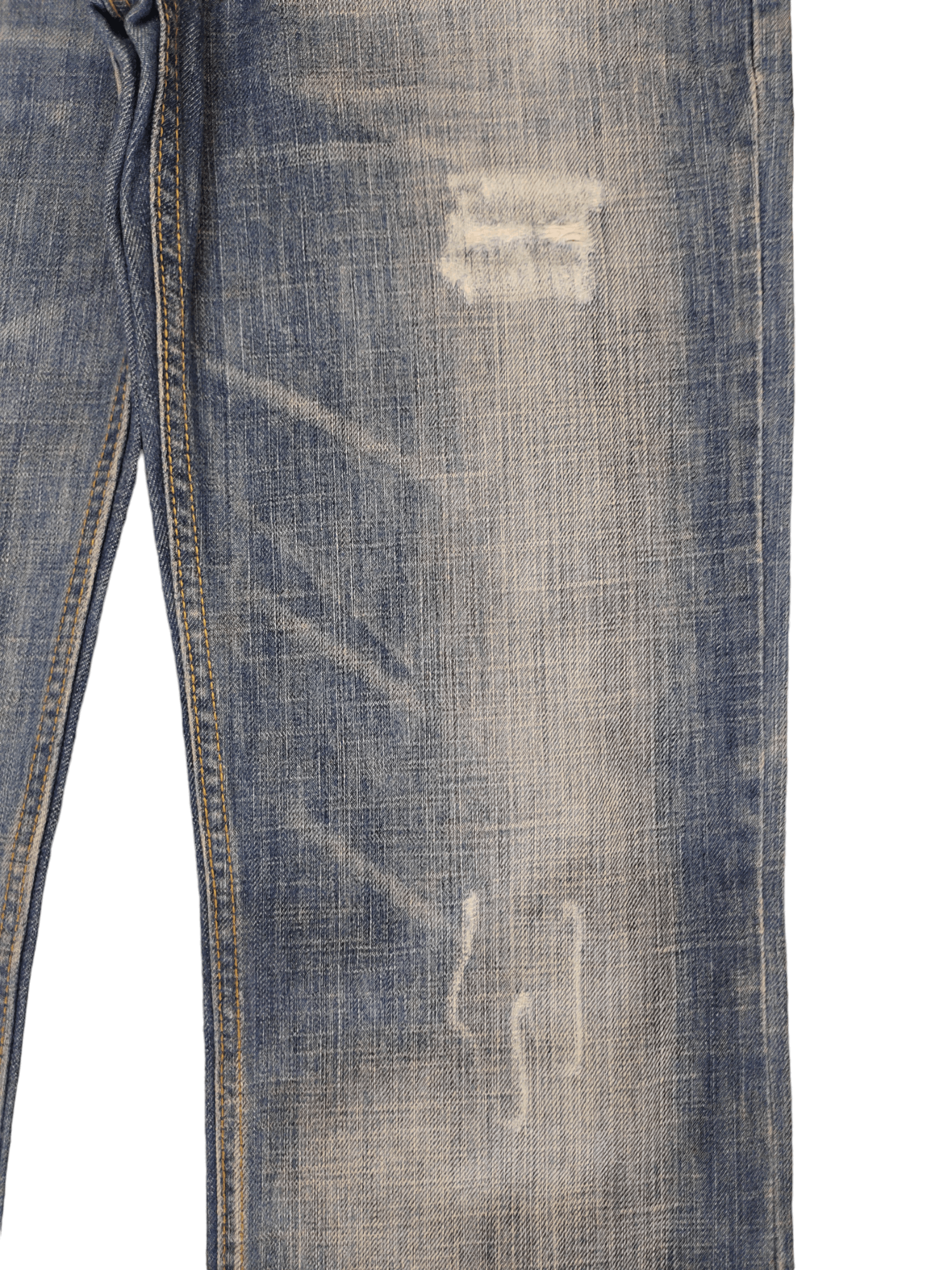 Diesel Flare Jeans Diesel Clawmark Distress Faded Boot Cut Y2k Size US 31 - 15 Thumbnail