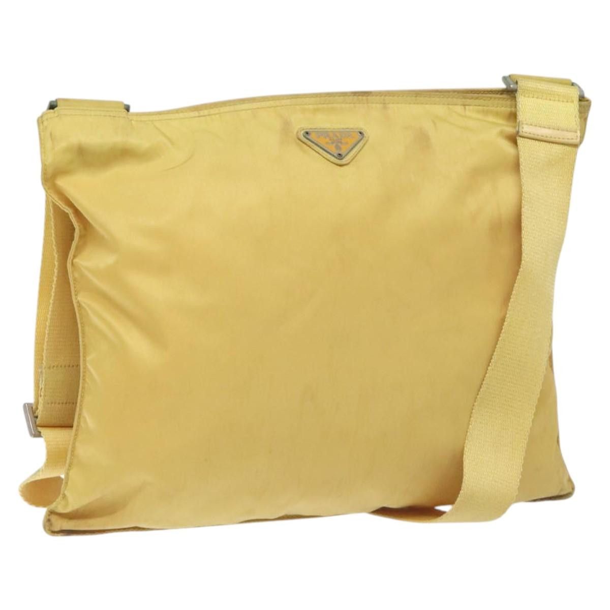 Prada PRADA Shoulder Bag Nylon Yellow Size ONE SIZE - 1 Thumbnail