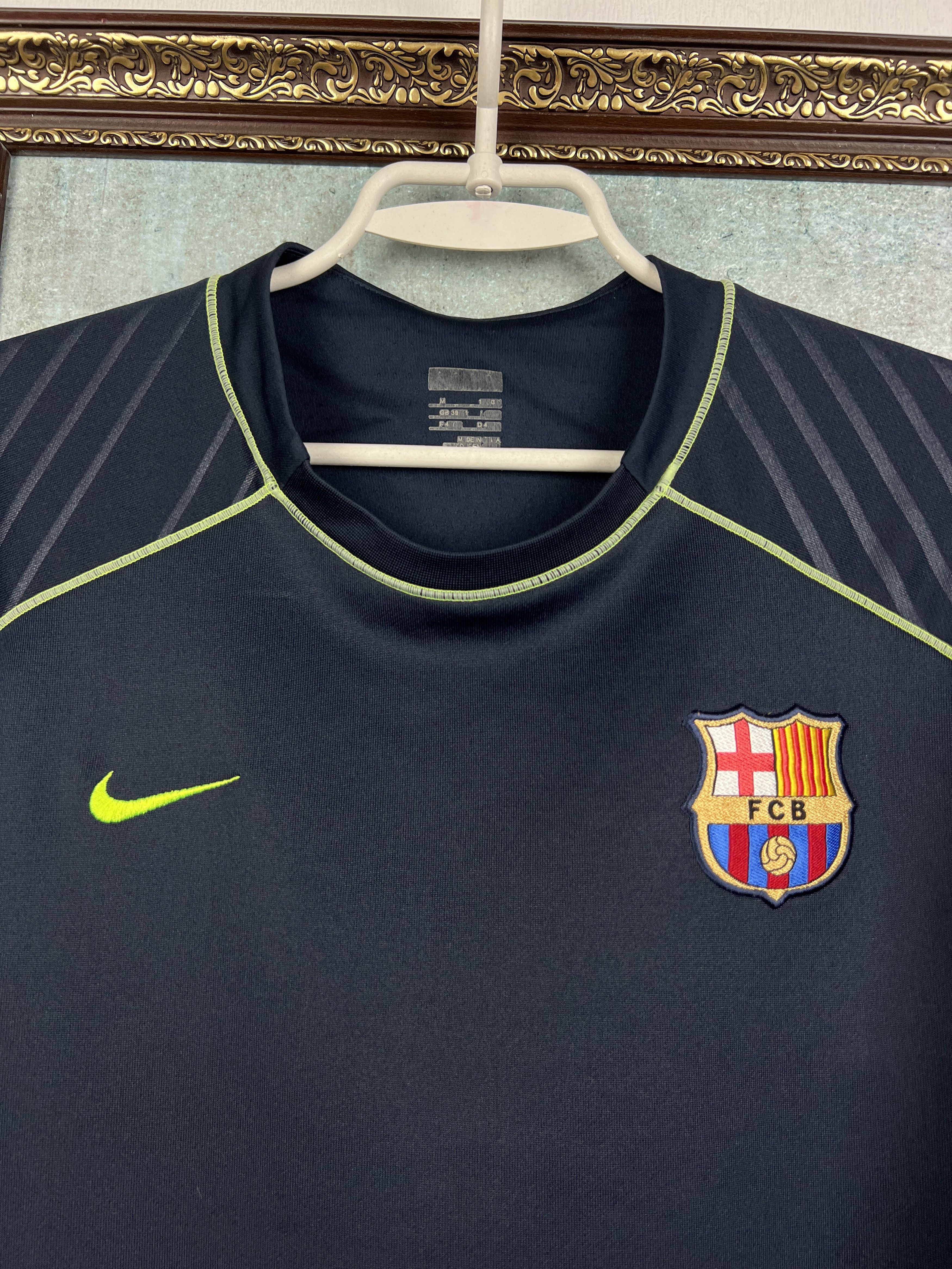 Nike Vintage FC Barcelona Football Sweatshirt Soccer Jacket Track Size US M / EU 48-50 / 2 - 3 Thumbnail