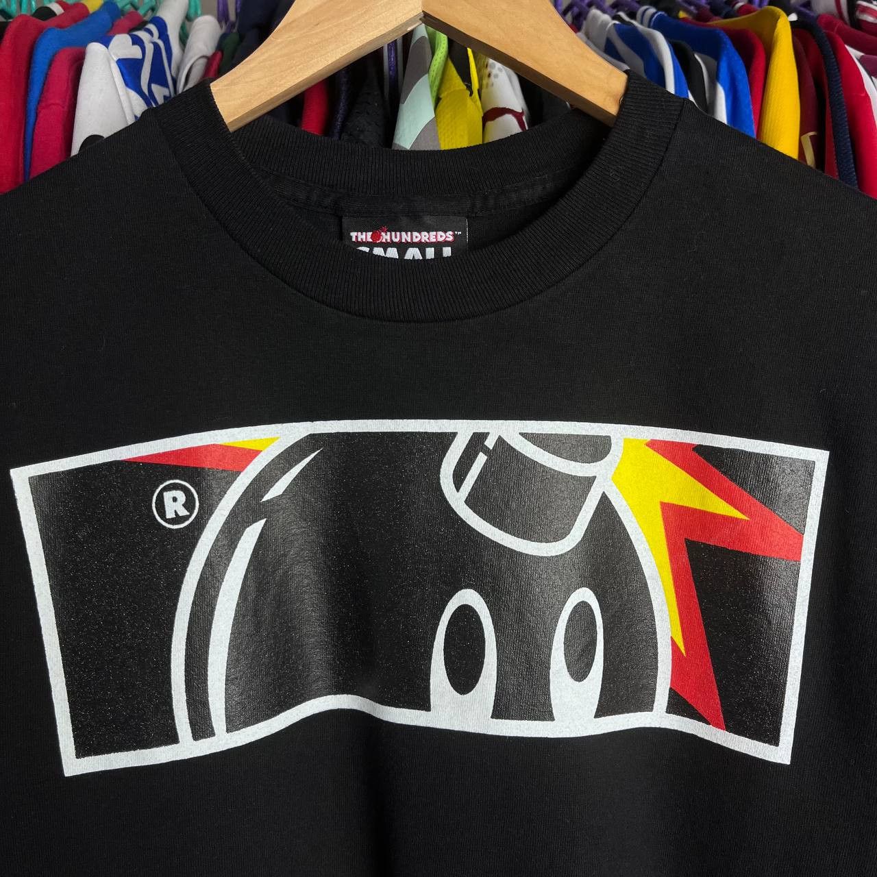 The Hundreds The Hundreds Big Logo Adam Bomb Black Tshirt Made in USA Size US S / EU 44-46 / 1 - 3 Thumbnail