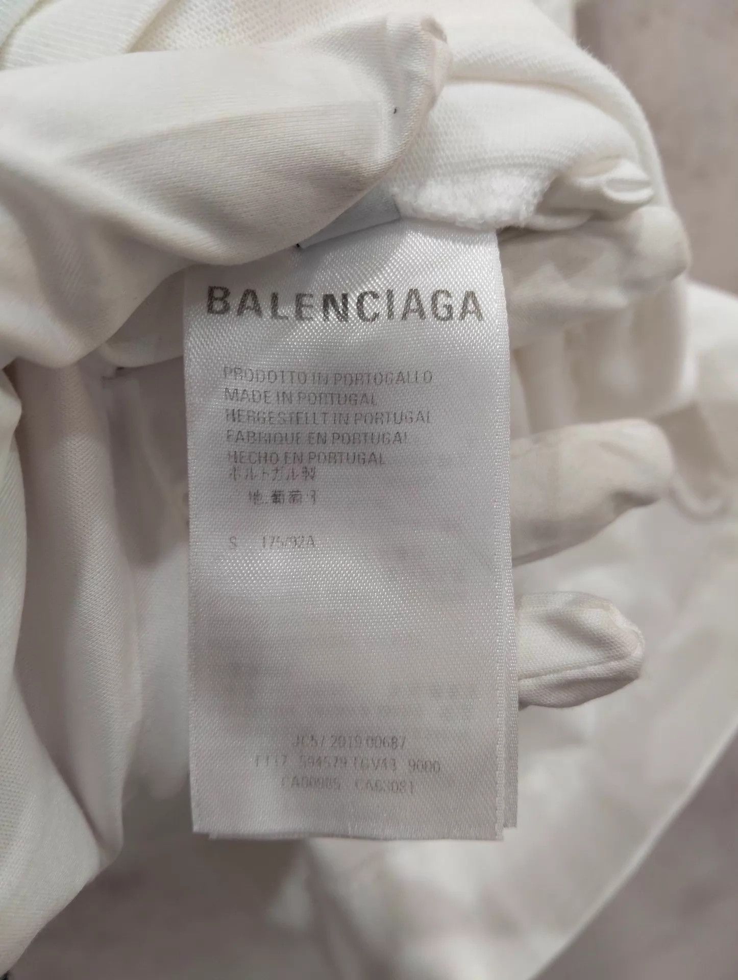 Balenciaga Balenciaga logo print crewneck straight short-sleeve tee S Size US S / EU 44-46 / 1 - 4 Thumbnail