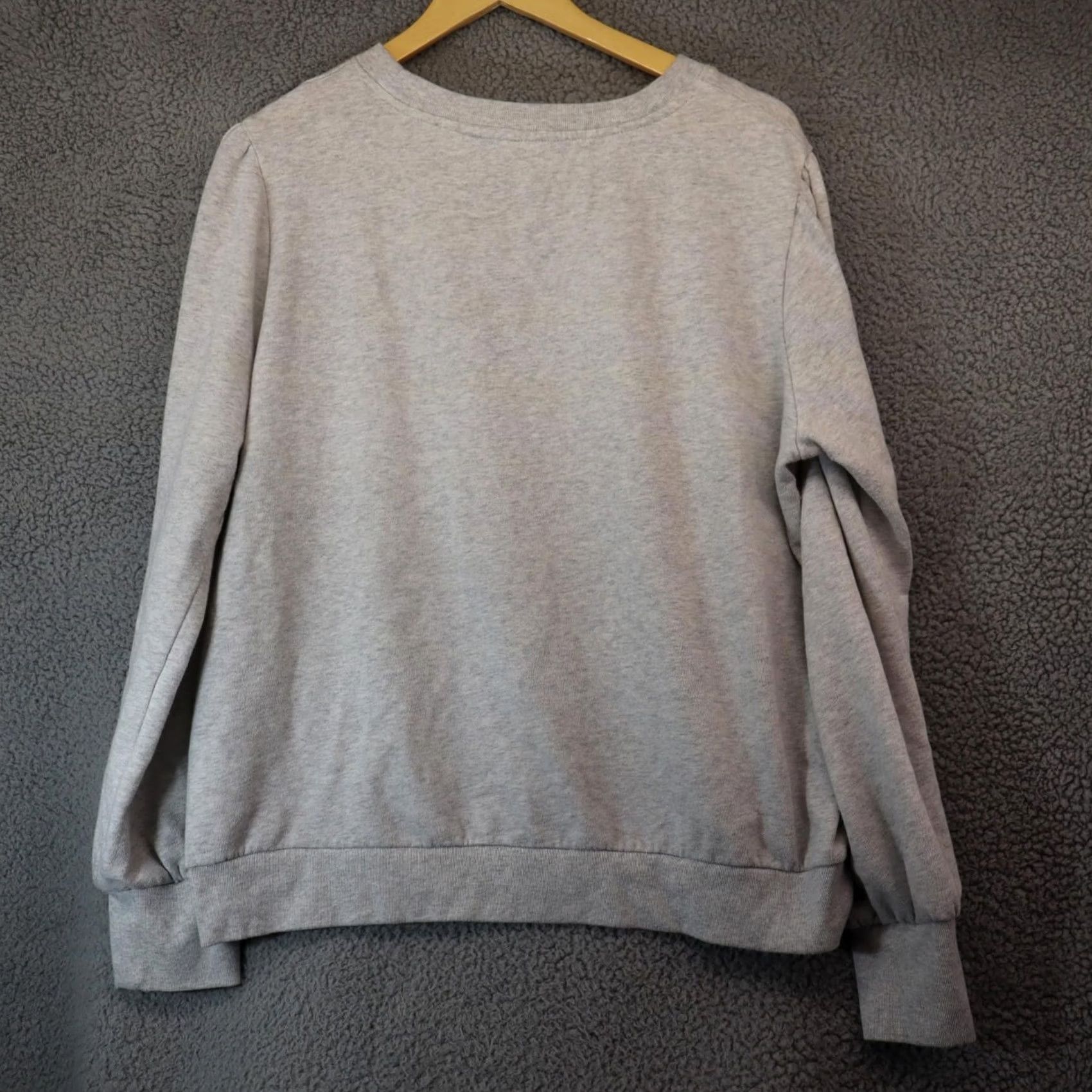 Gap VINTAGE Gap Sweatshirt Gray Crewneck XL Women 80s Pullover All Seasons Activewear Logo Size XL / US 12-14 / IT 48-50 - 7 Thumbnail