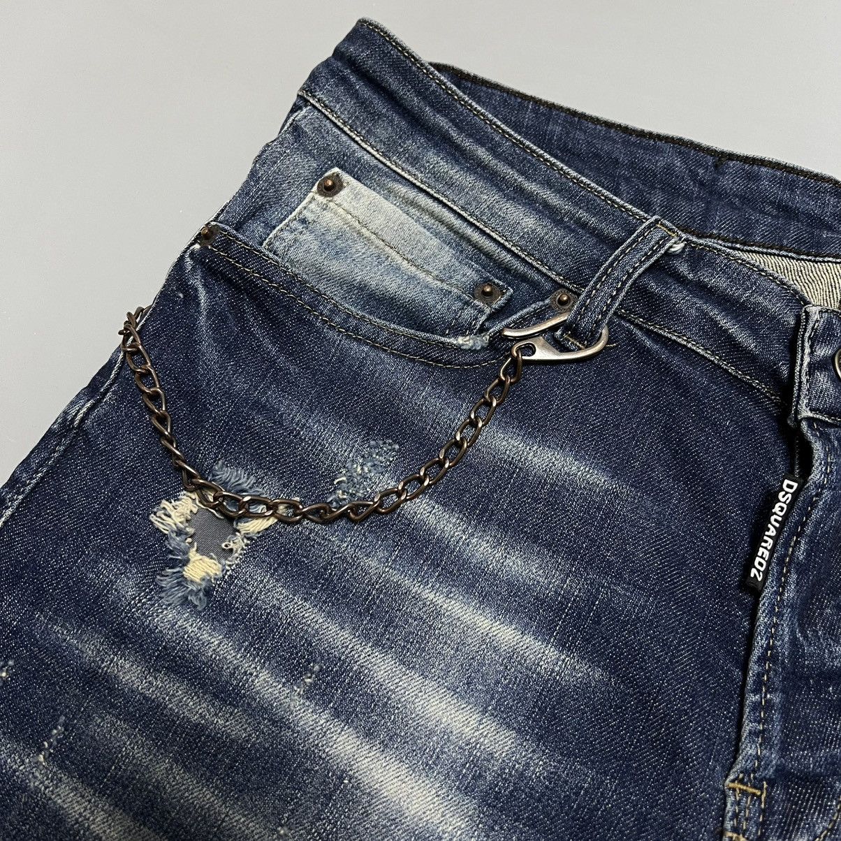 Dsquared2 × Vintage Dsquared Blue Shorts Vintage Size US 30 / EU 46 - 4 Thumbnail