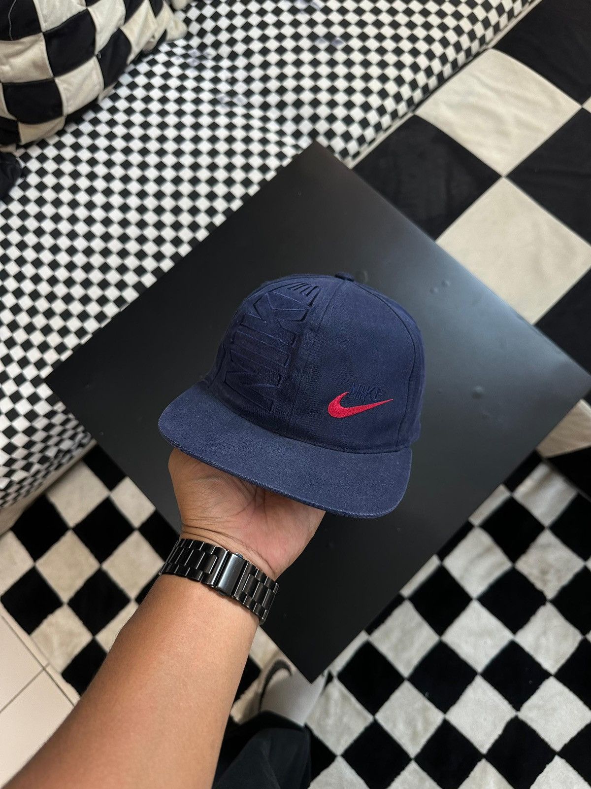 Nike × Vintage VINTAGE NIKE EMBROIDERY LOGO & SPELLOUT CAP Size ONE SIZE - 1 Thumbnail