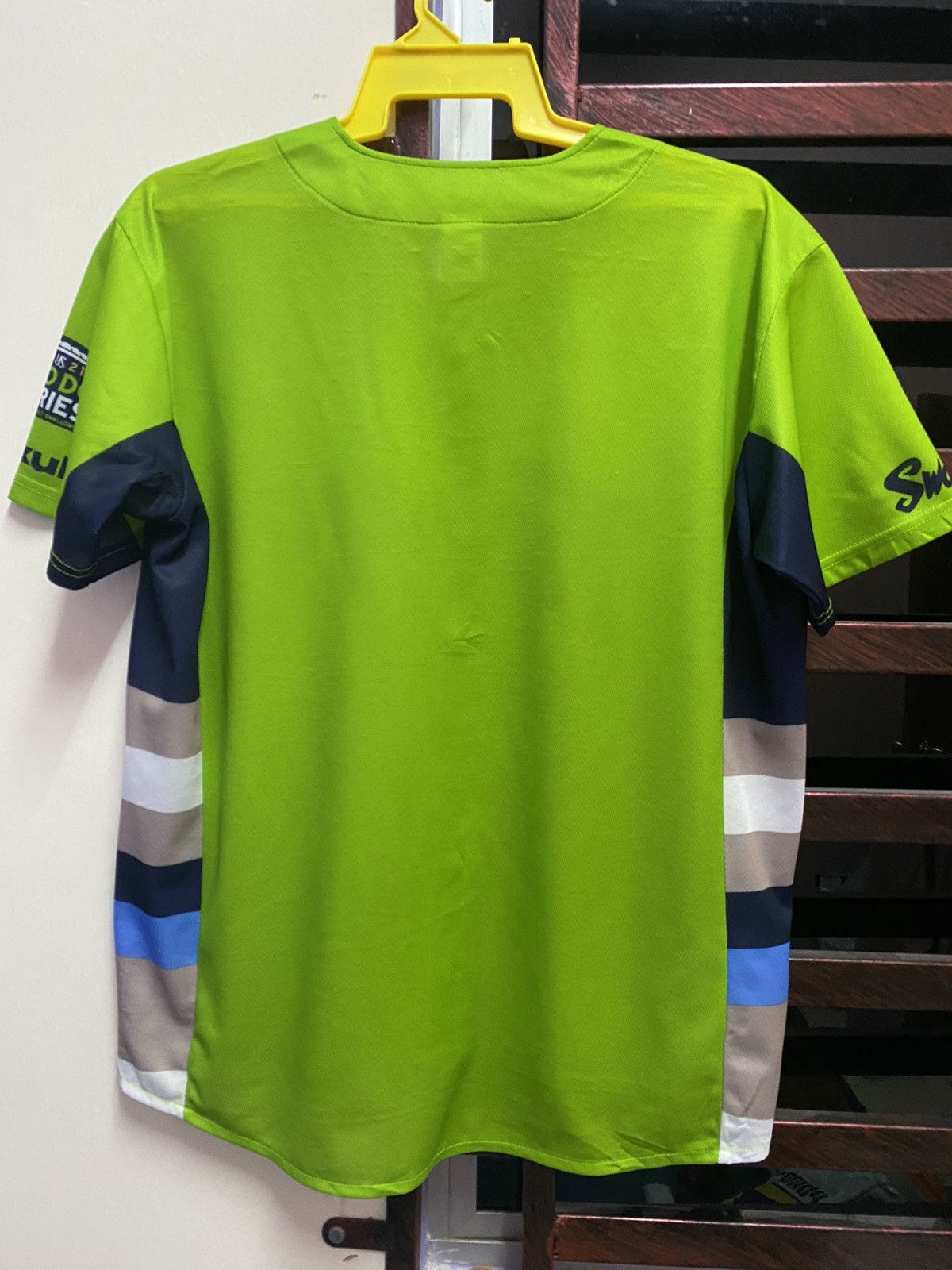 Japanese Brand × MLB Majestic Tokyo Yakult Swallows Baseball Jersey Size US XL / EU 56 / 4 - 4 Thumbnail