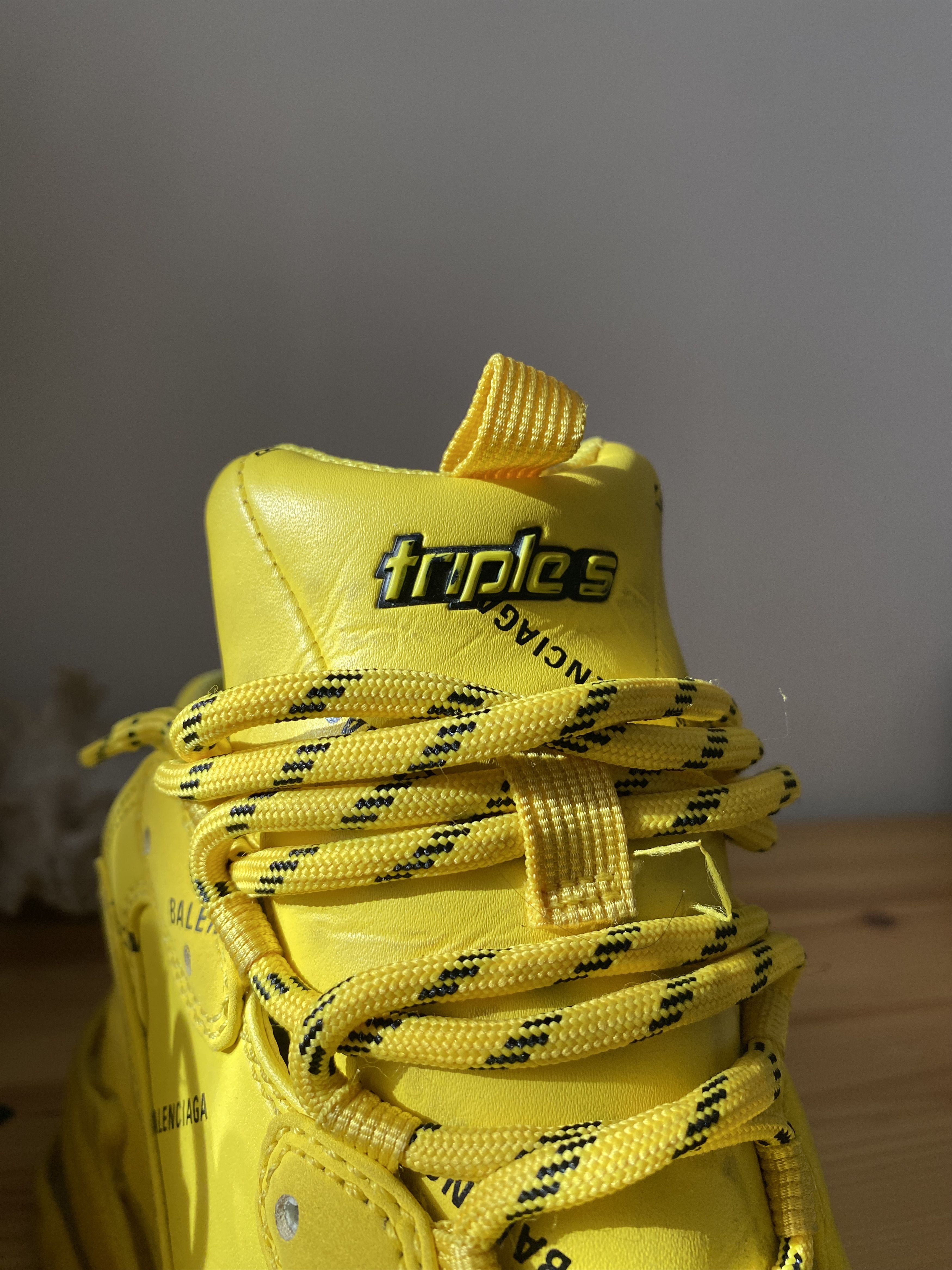 Balenciaga BALENCIAGA Triple S Sneaker Yellow Size US 8 / EU 41 - 6 Thumbnail