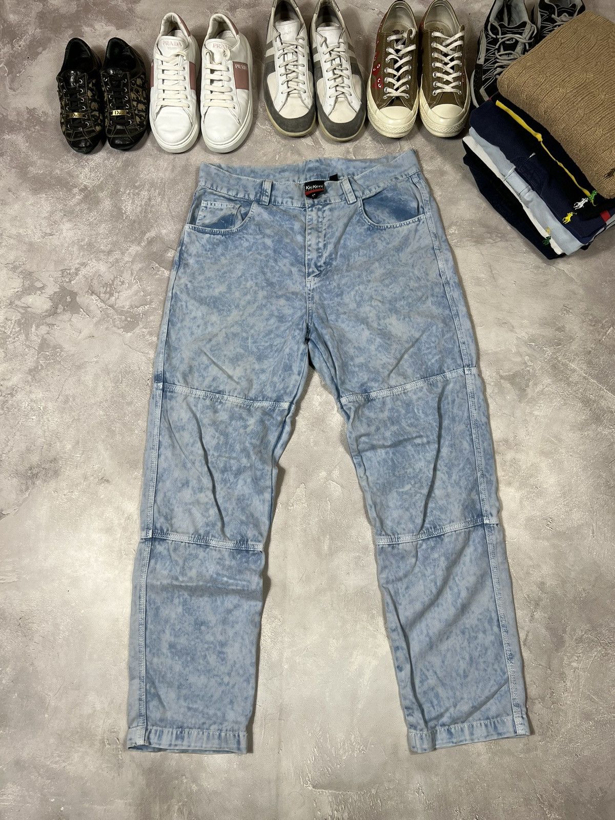 Kickers Vintage Kickers Baggy Y2k Jeans Size US 34 / EU 50 - 5 Thumbnail