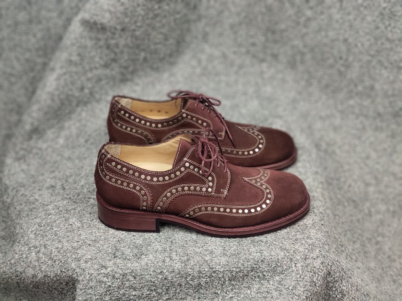 Jean Baptiste Rautureau Rare Jean Baptiste Rautureau suede leather Brogues Shoes Size US 7 / EU 40 - 2 Thumbnail