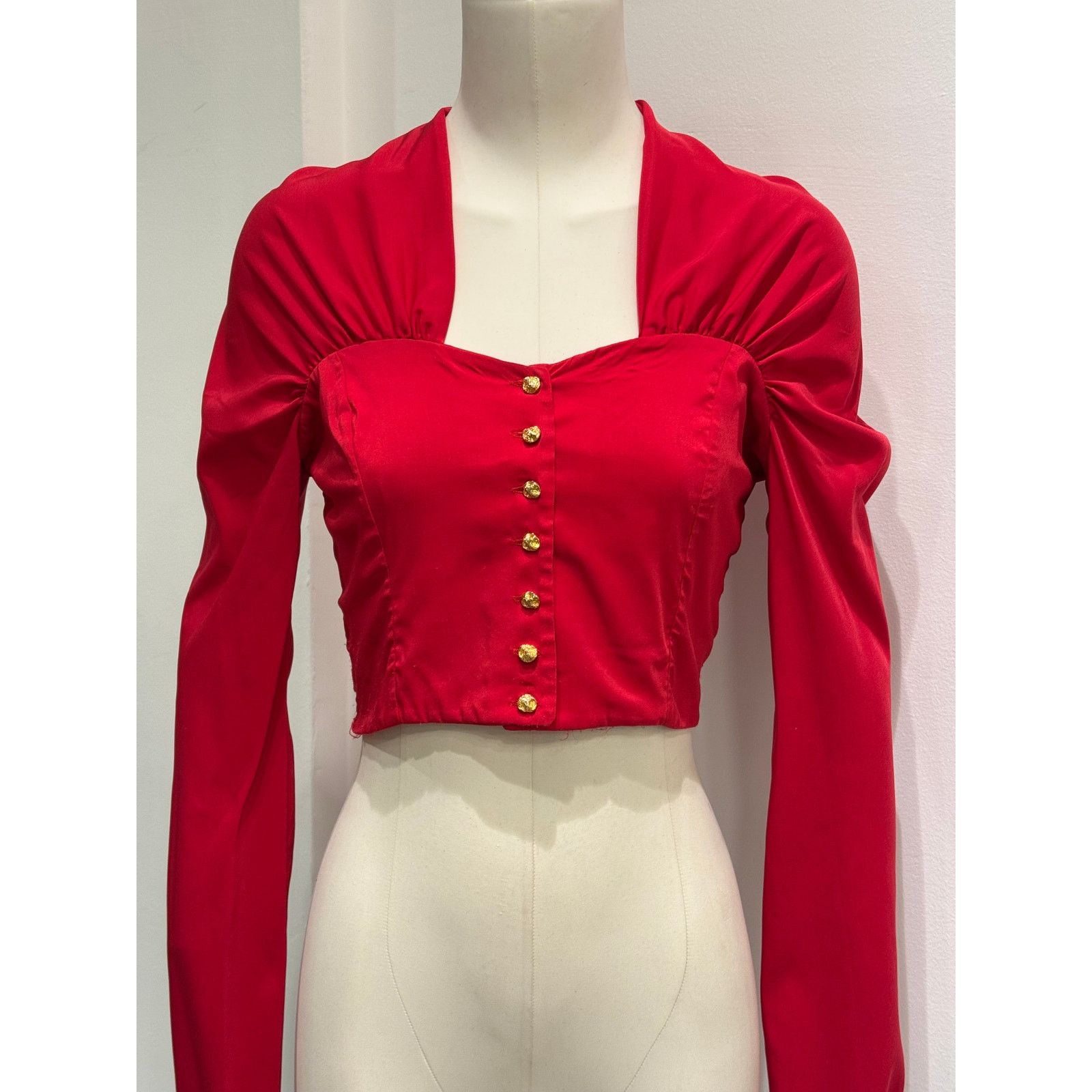Dolce & Gabbana S/S1991 Dolce & Gabbana corseted crop top Size S / US 4 / IT 40 - 3 Thumbnail
