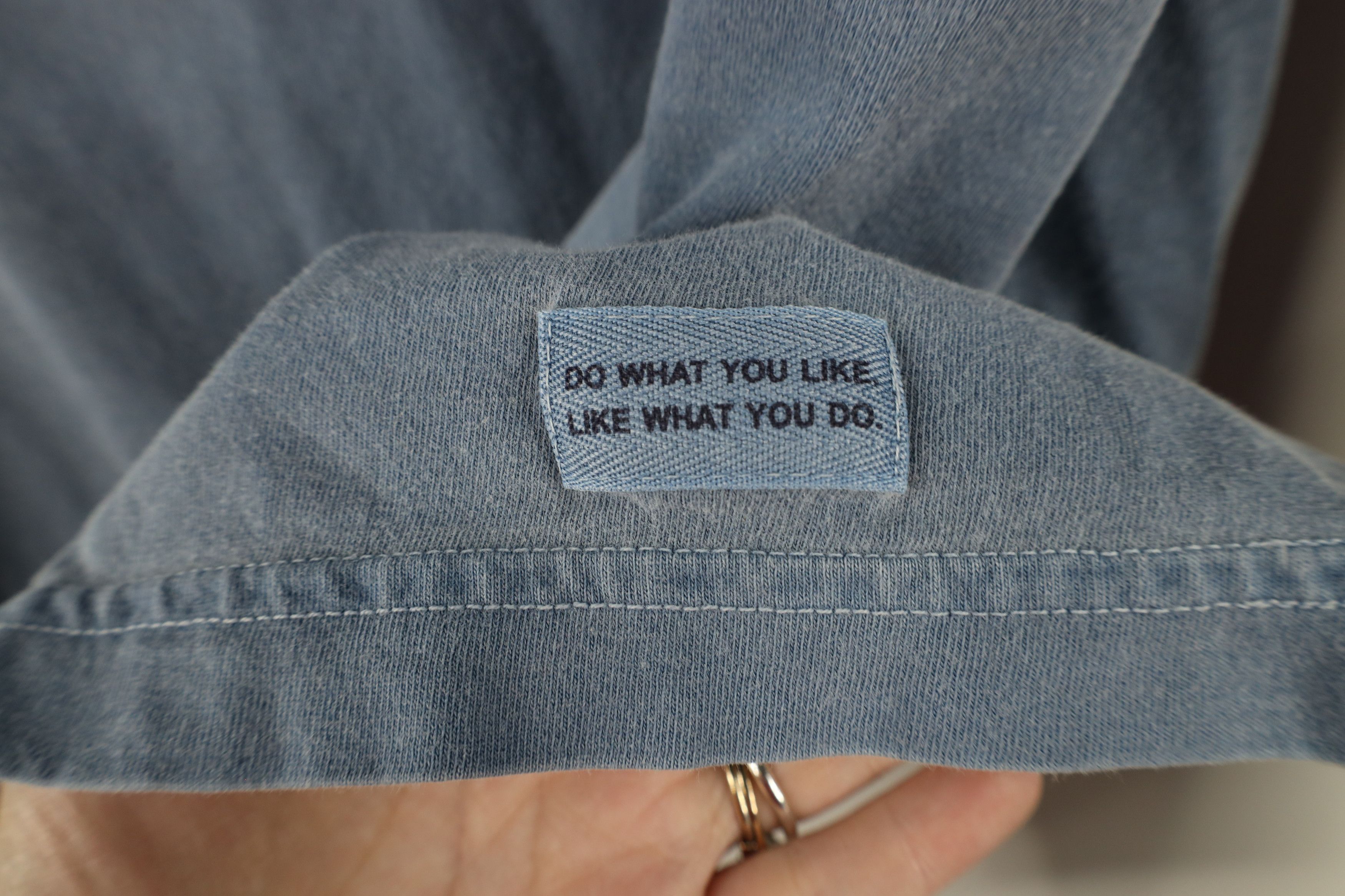 Life is Good × Vintage Vintage Life Is Good Snow Problem Long Sleeve T-Shirt Blue Size US L / EU 52-54 / 3 - 5 Thumbnail