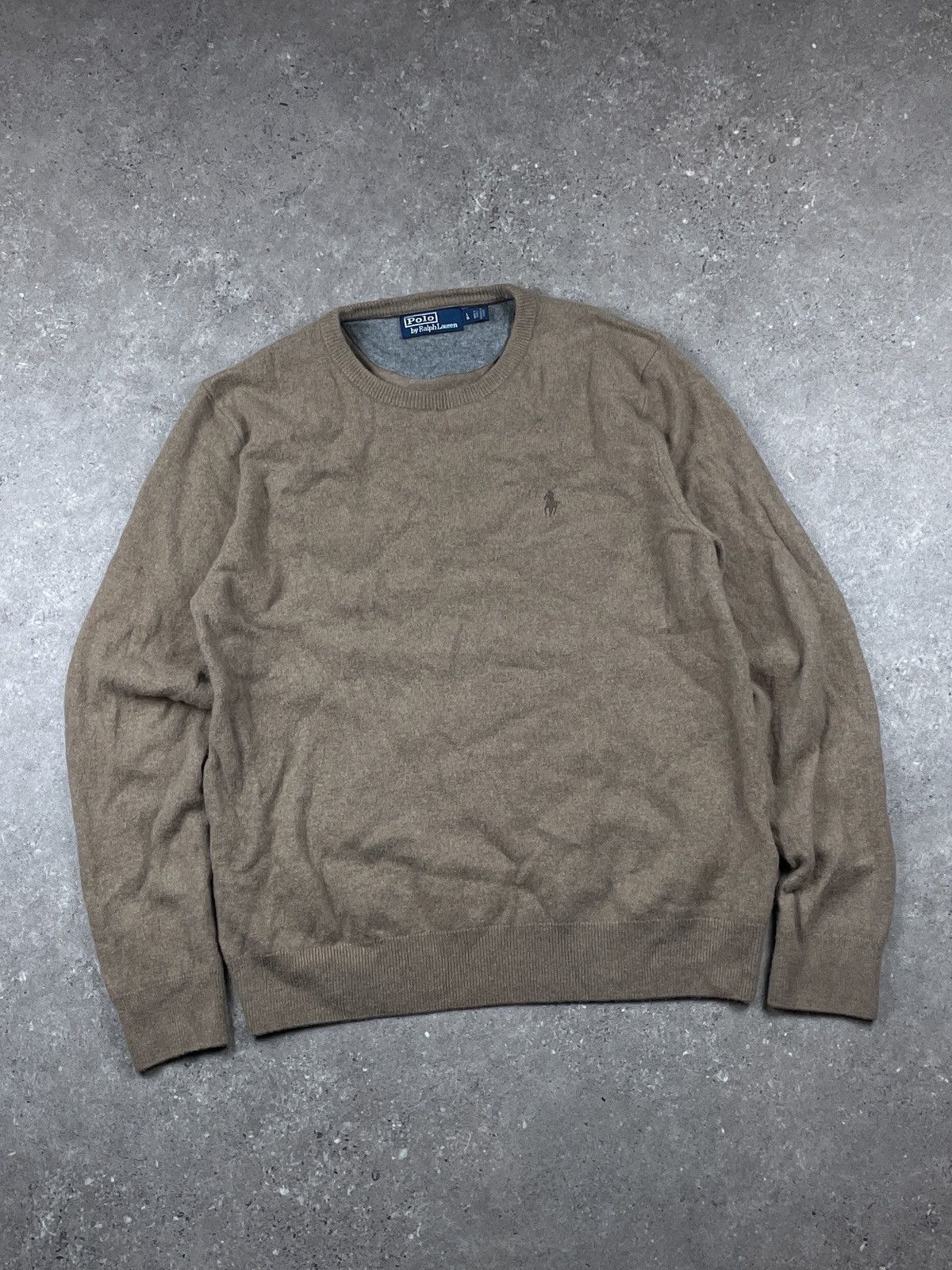 Polo Ralph Lauren Vintage Polo Ralph Lauren Brown Wool Sweater Size US L / EU 52-54 / 3 - 2 Thumbnail